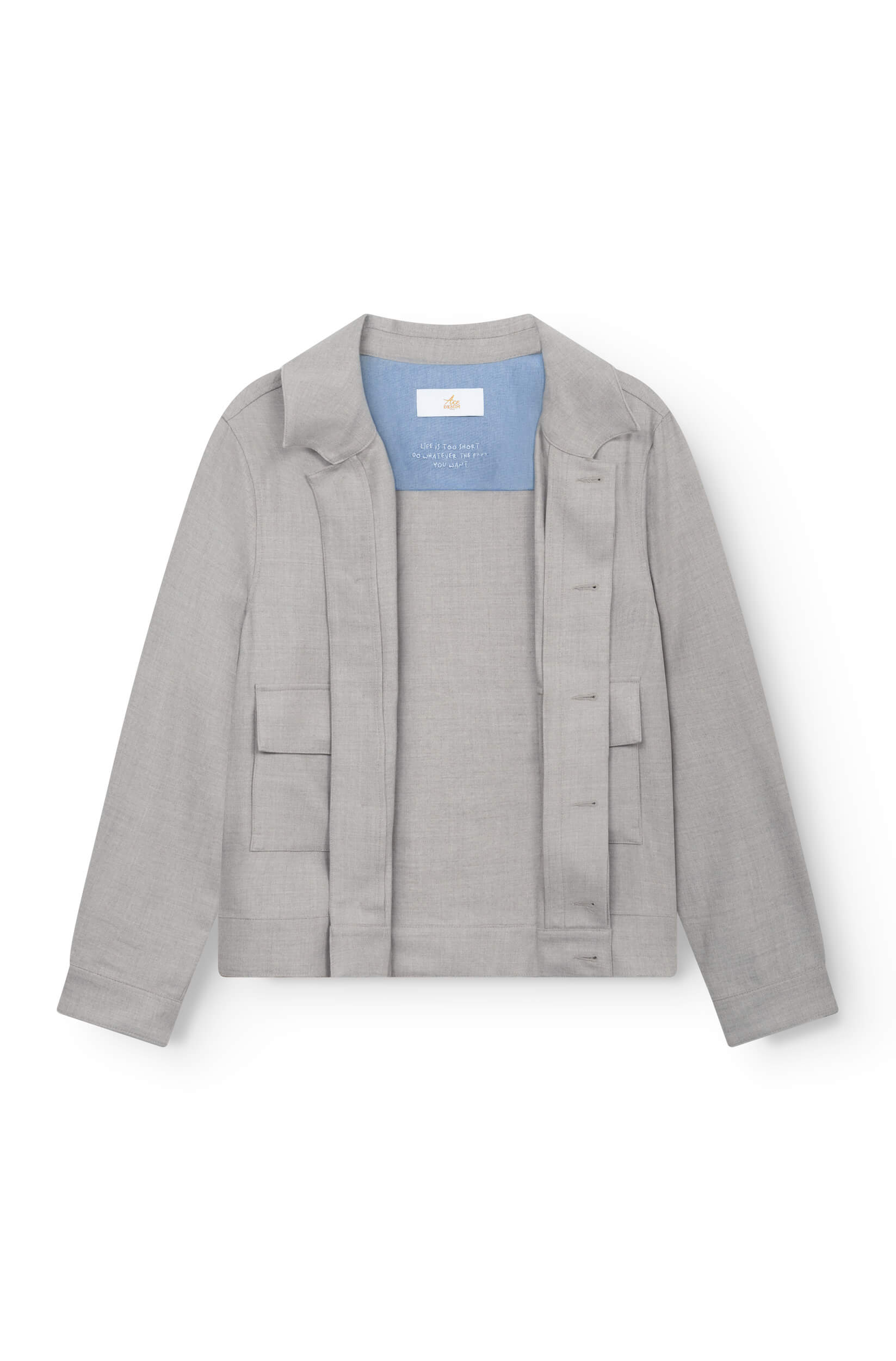 Veste ouverte avec détail intérieur