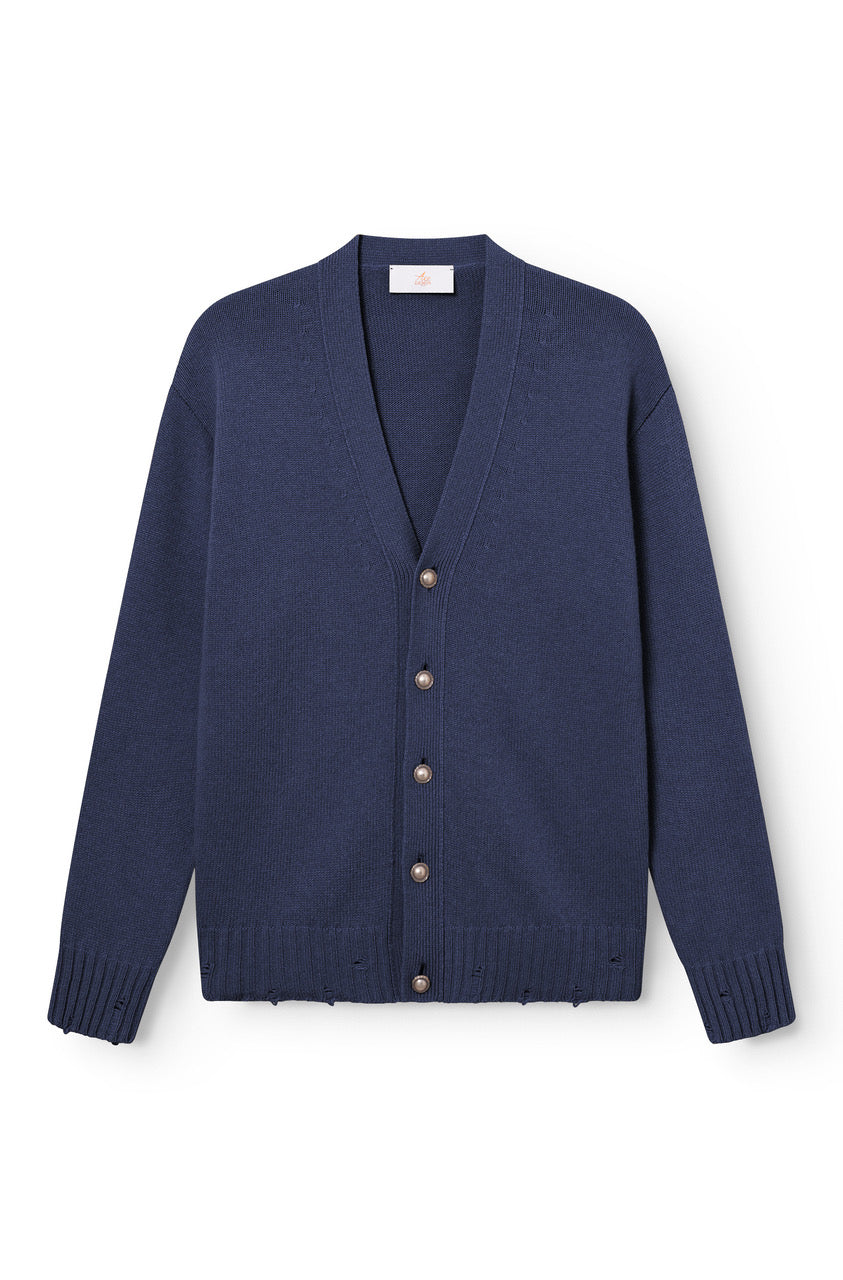 AD 96 - Cardigan en laine mérinos et cachemire