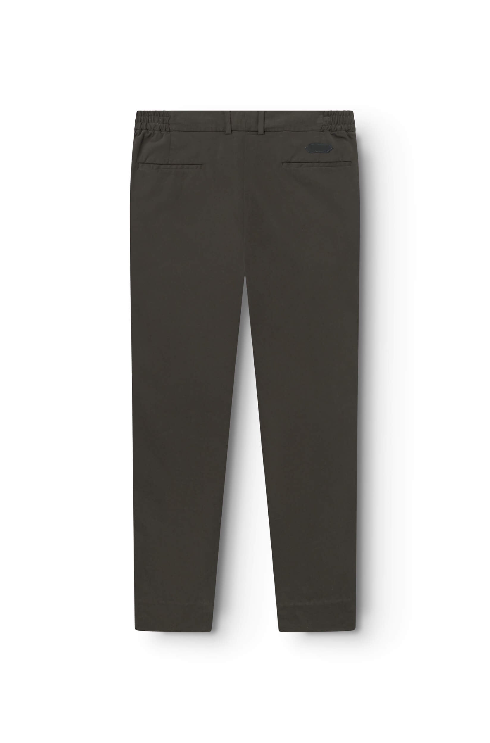 Arrière du pantalon chinos en cachemire kaki pour homme