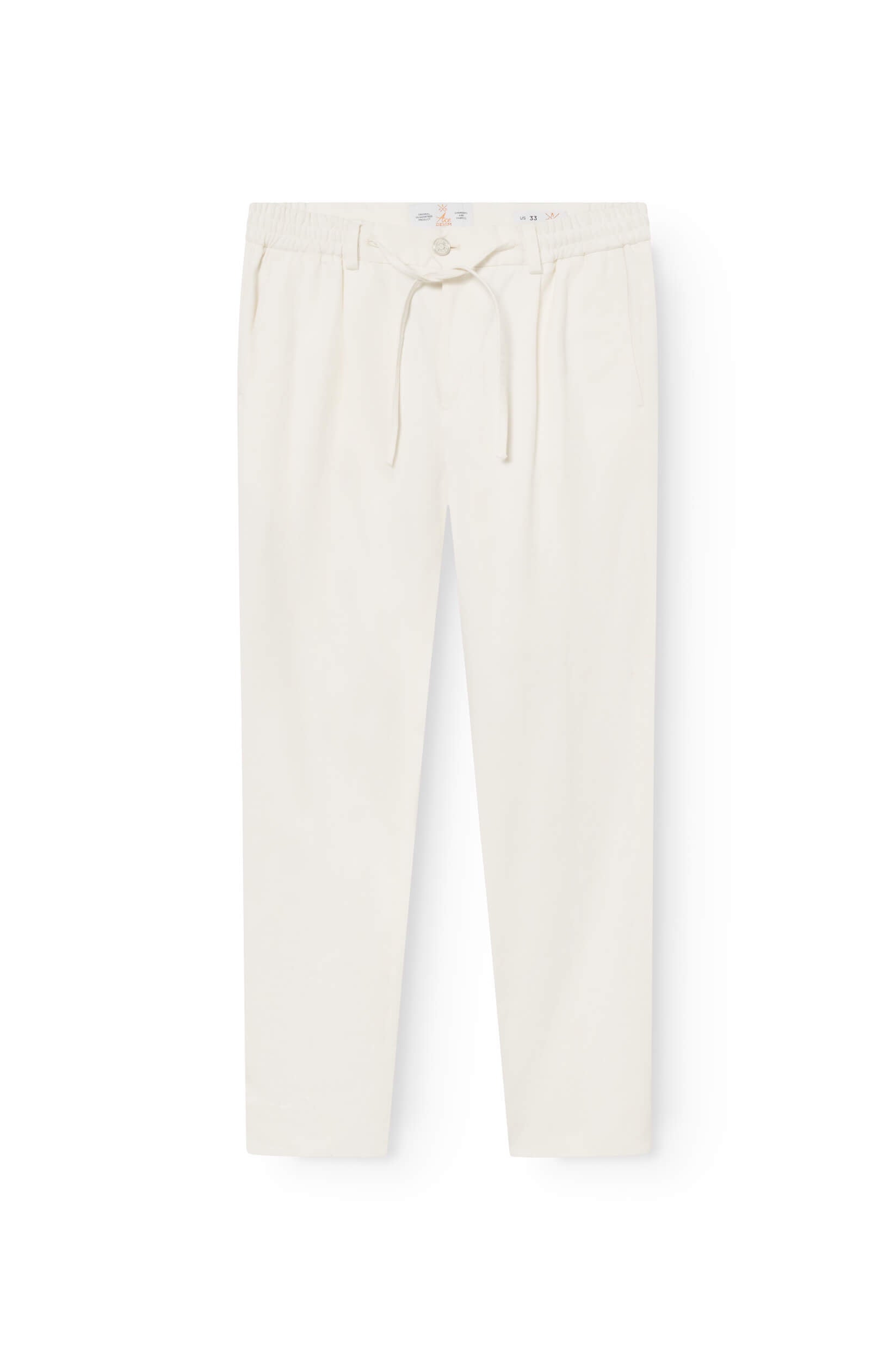 Pantalon chinos en cachemire slim blanc crème pour homme