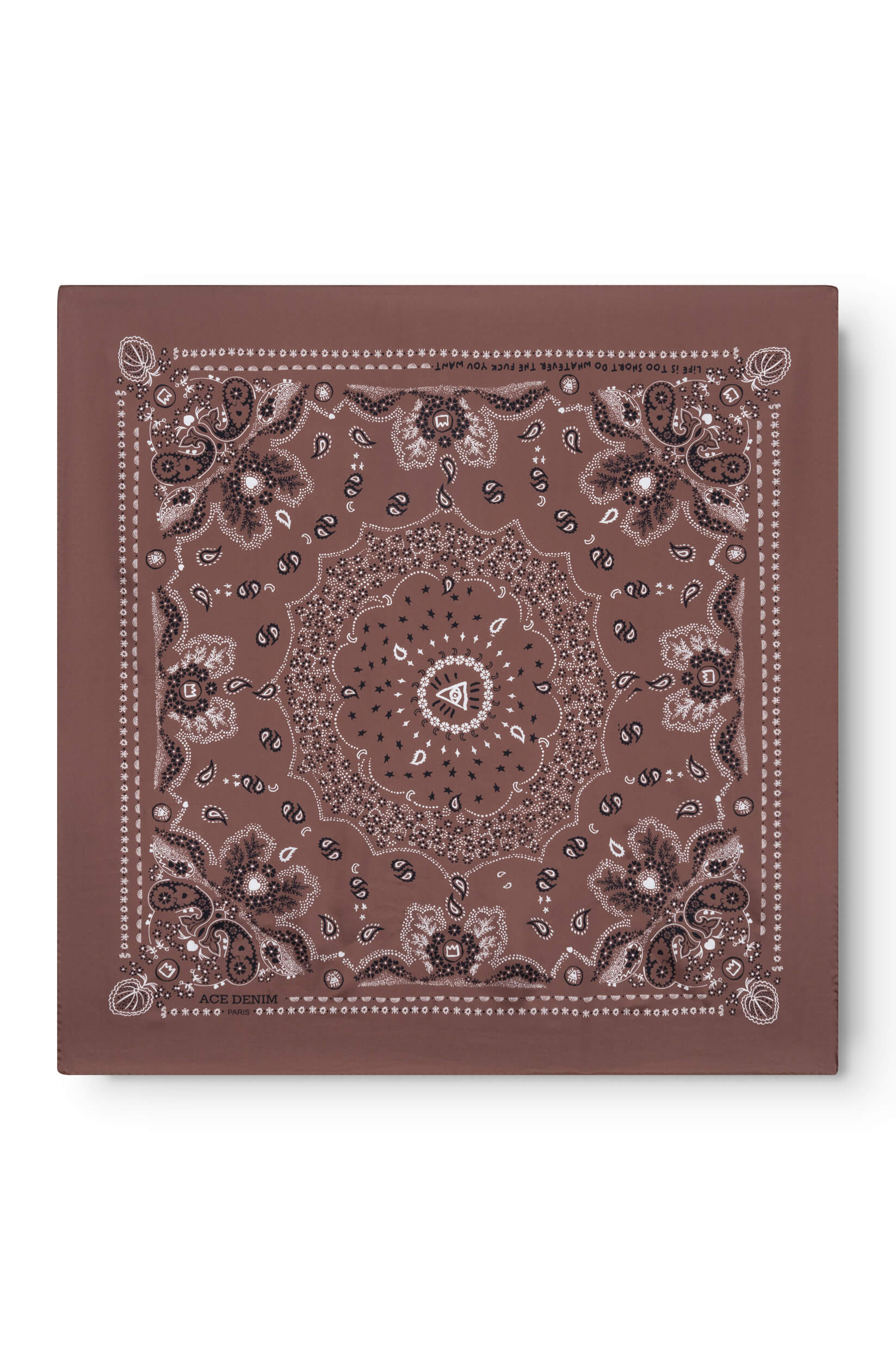 AD 400 - Brown Silk Square