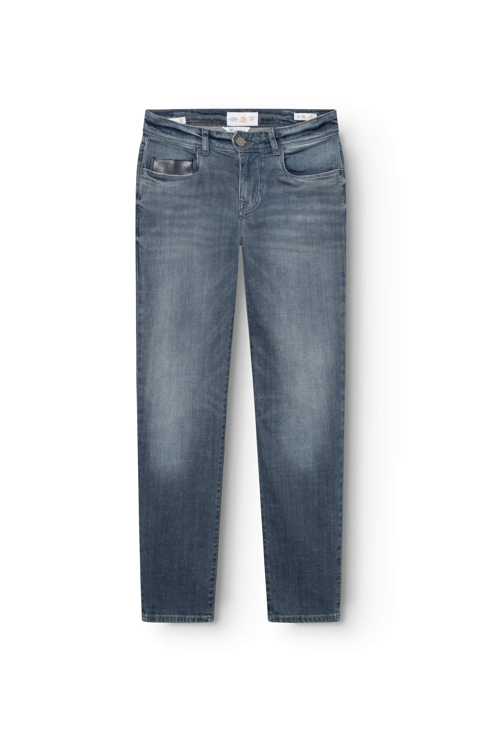 Jeans bleu fumé pour homme vue de face