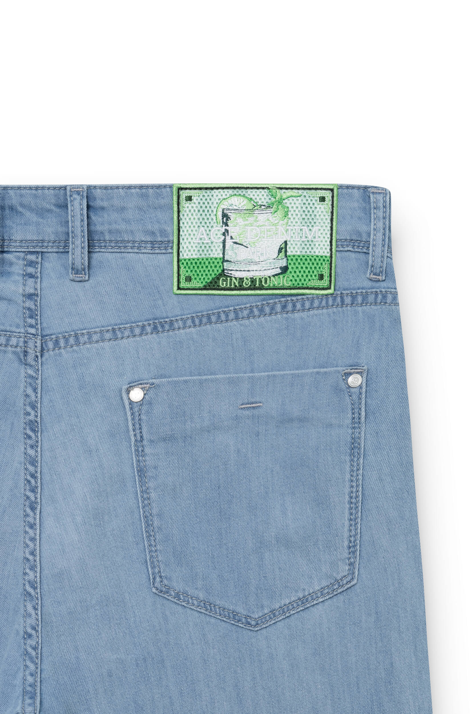 Patch avec motif cocktail gin&tonic à l&