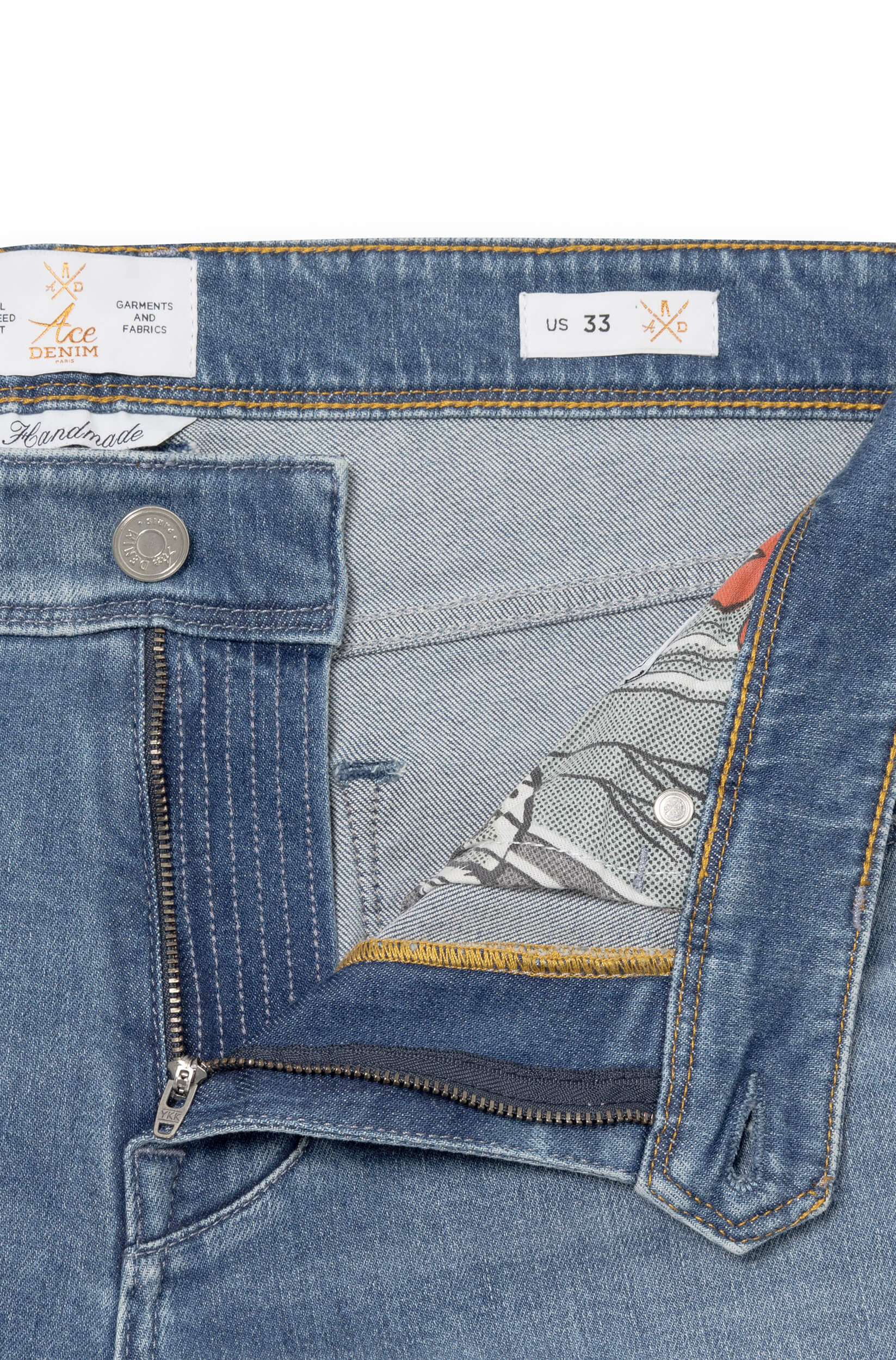 AD 25 Denim Cachemire - Bleu Stone