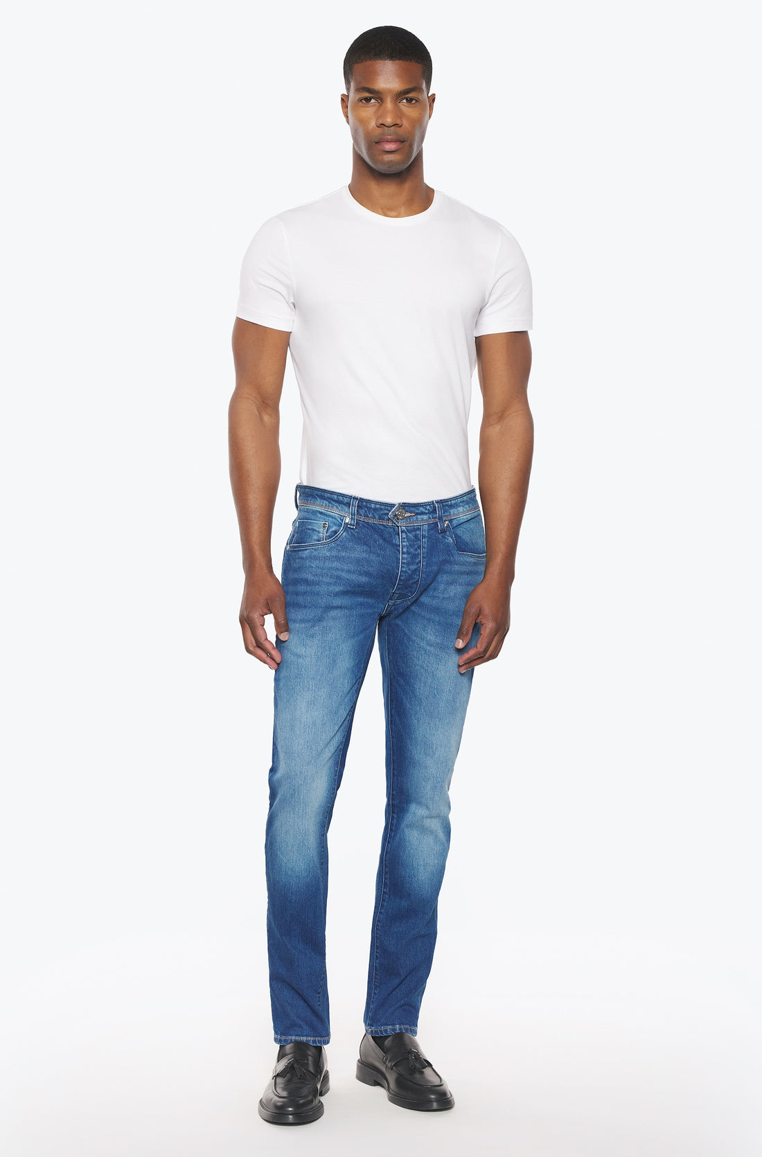 jeans homme bleu coupe slim