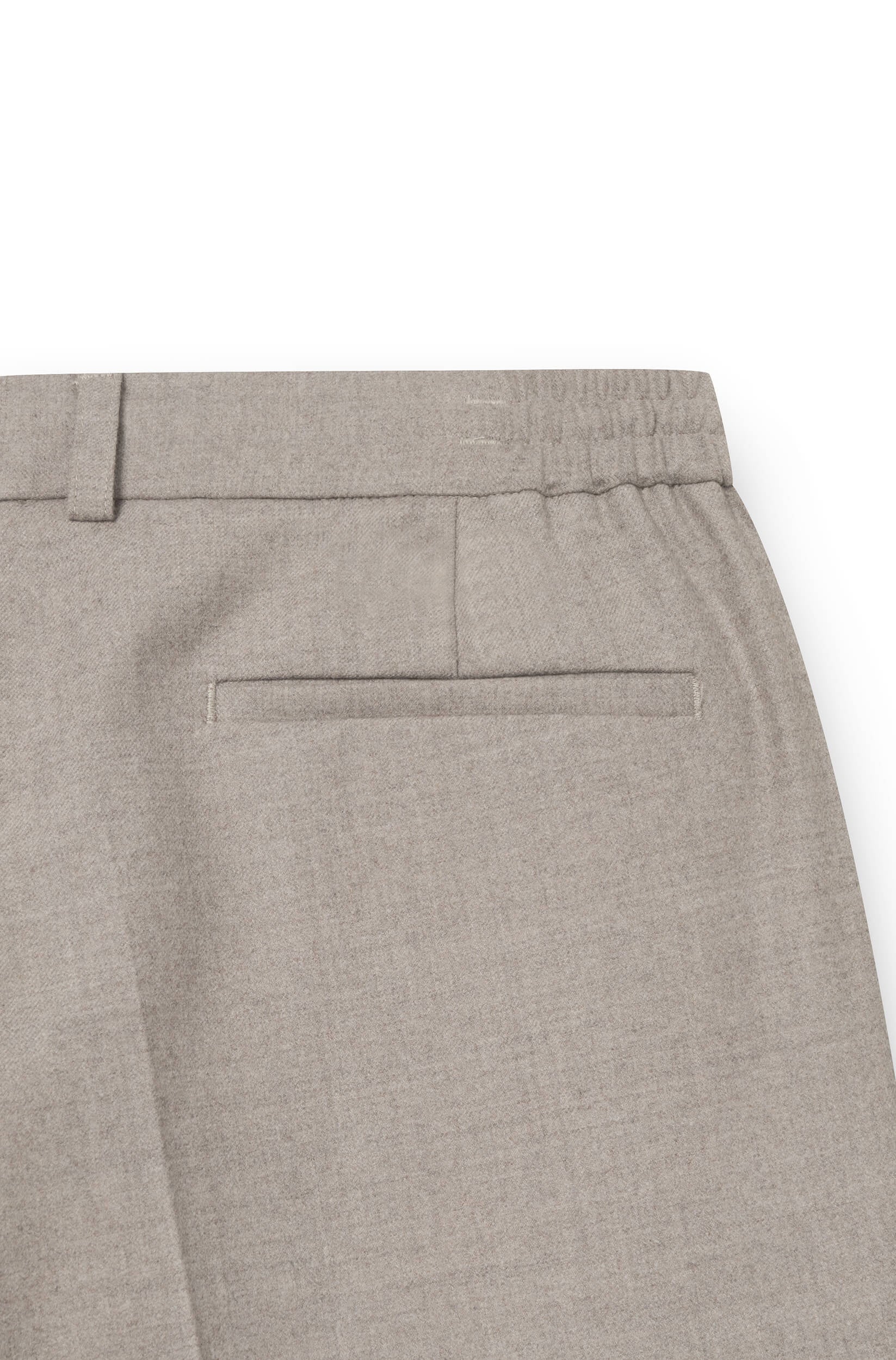 AD 47 - Pantalon Ample en Laine Mérinos Beige