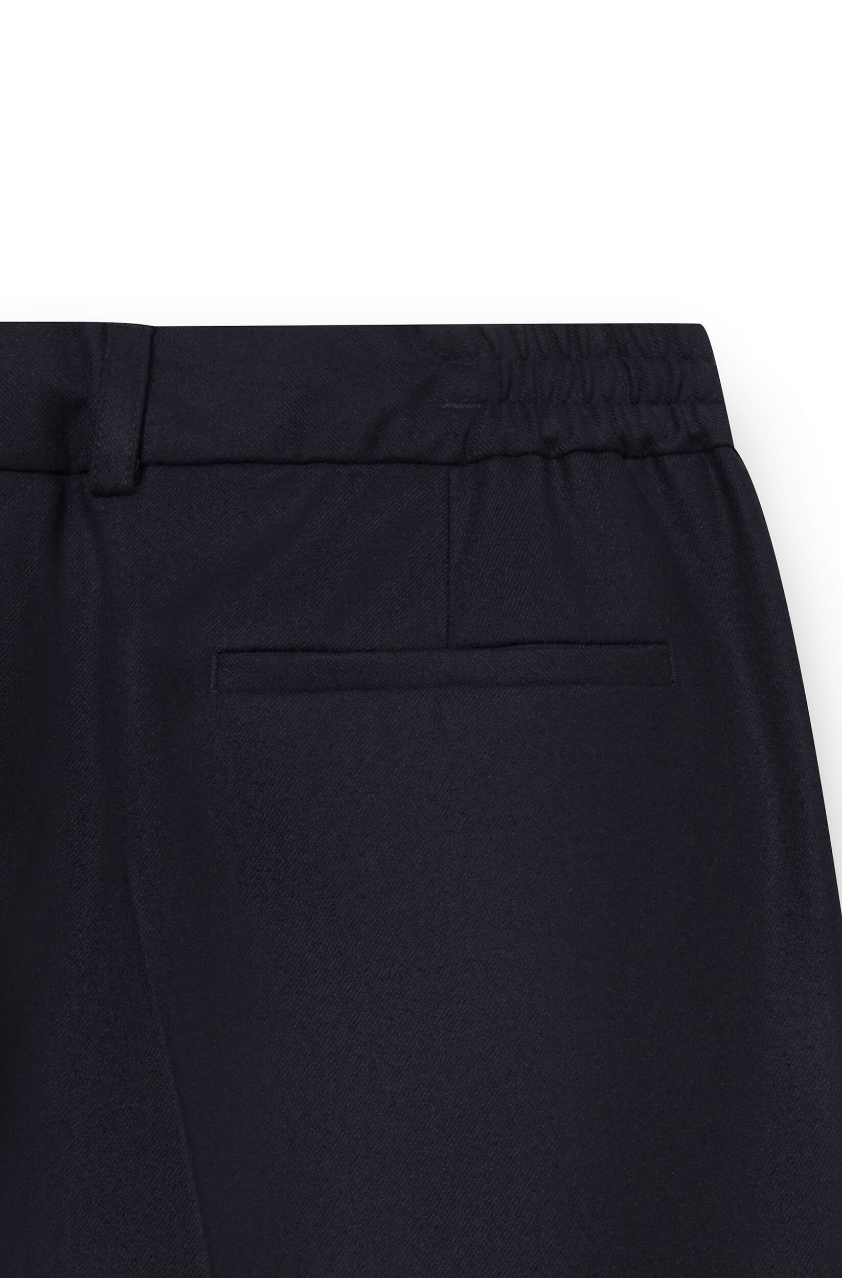 AD 47 - Straight-Leg Pleated Trousers in Navy Merino Wool