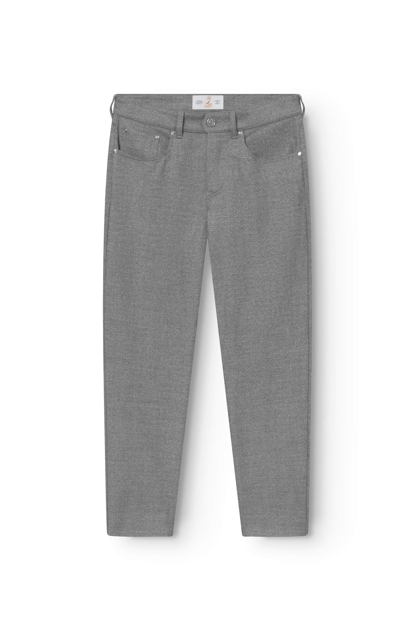 Pantalon droit gris loro piana pour homme