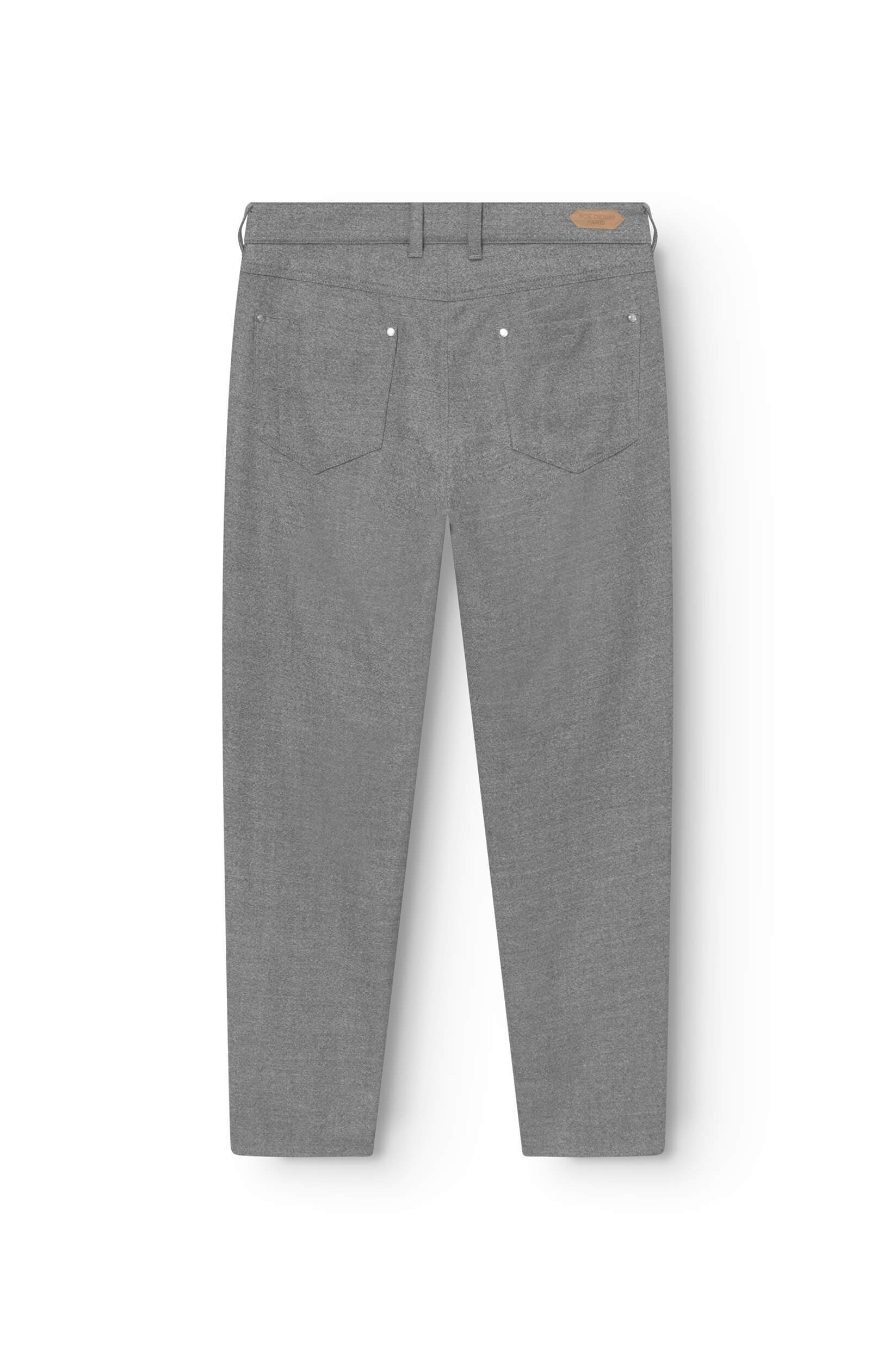 Arrière du pantalon droit gris loro piana pour homme