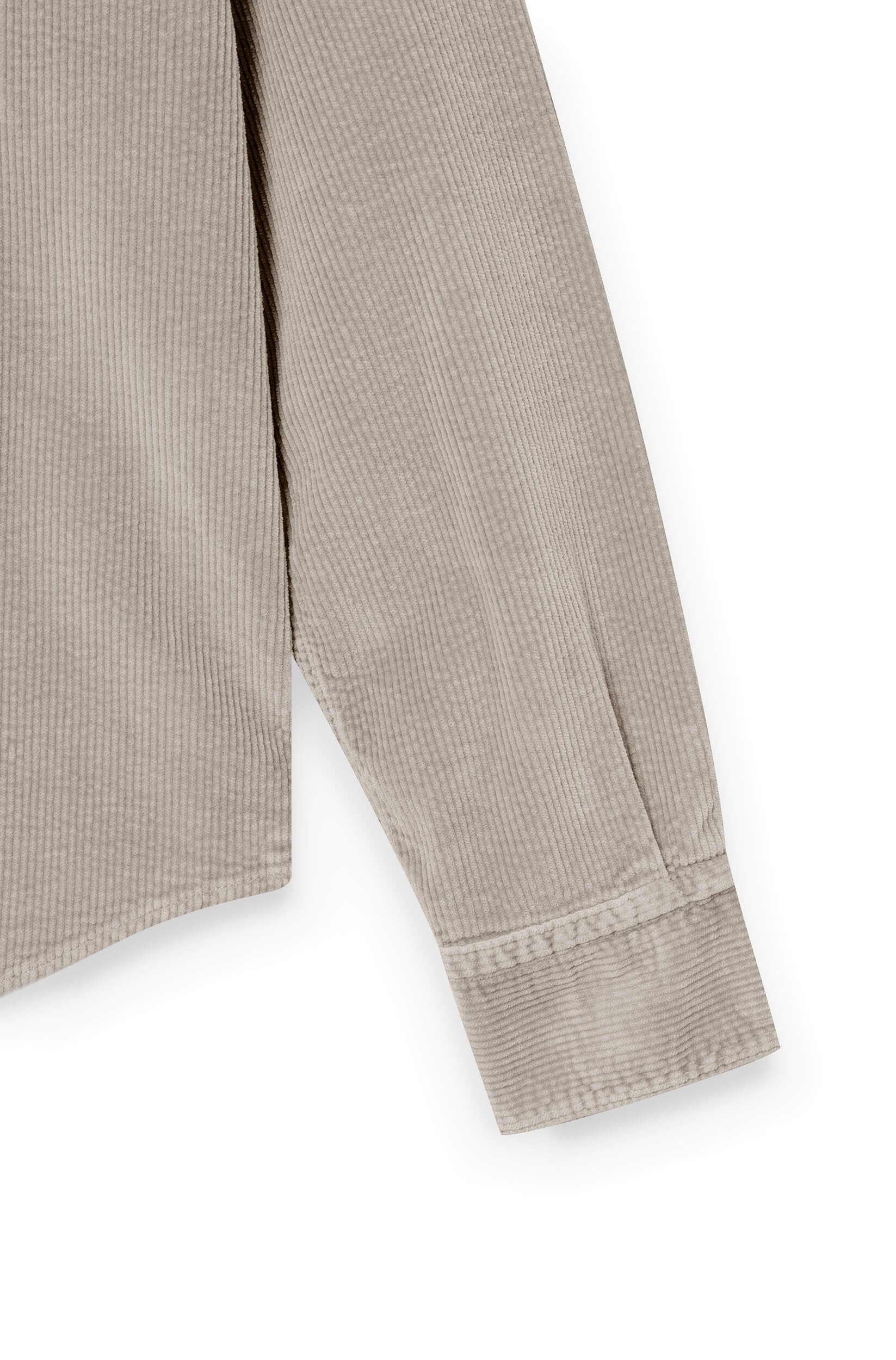 AD 89 - Surchemise en Velours Gris Cendré