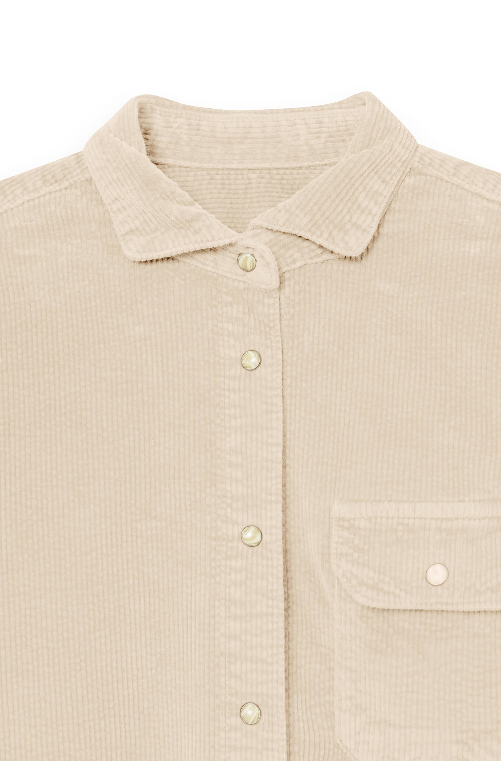 AD 89 - Surchemise en Velours Beige