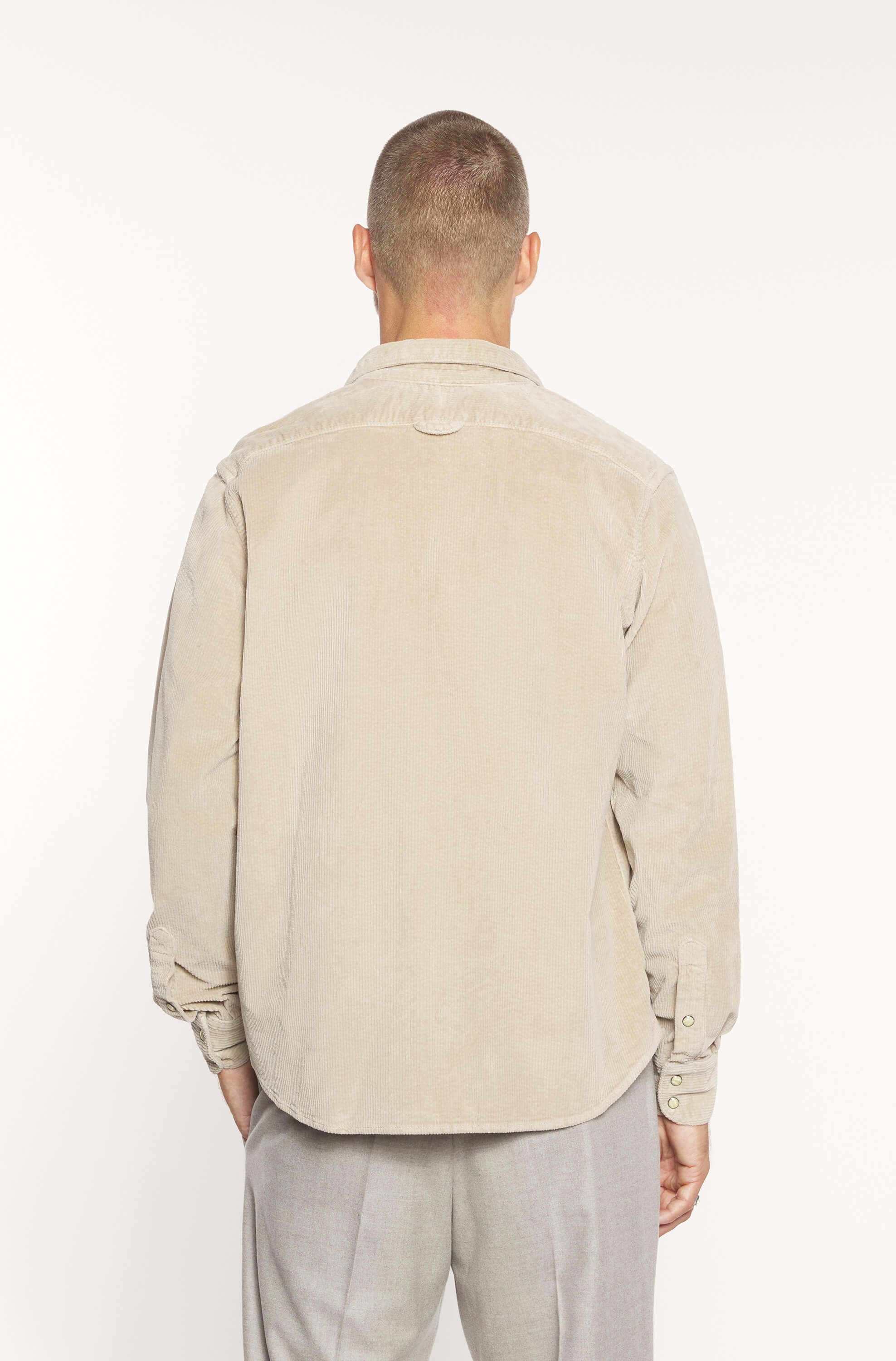 AD 89 - Surchemise en Velours Beige