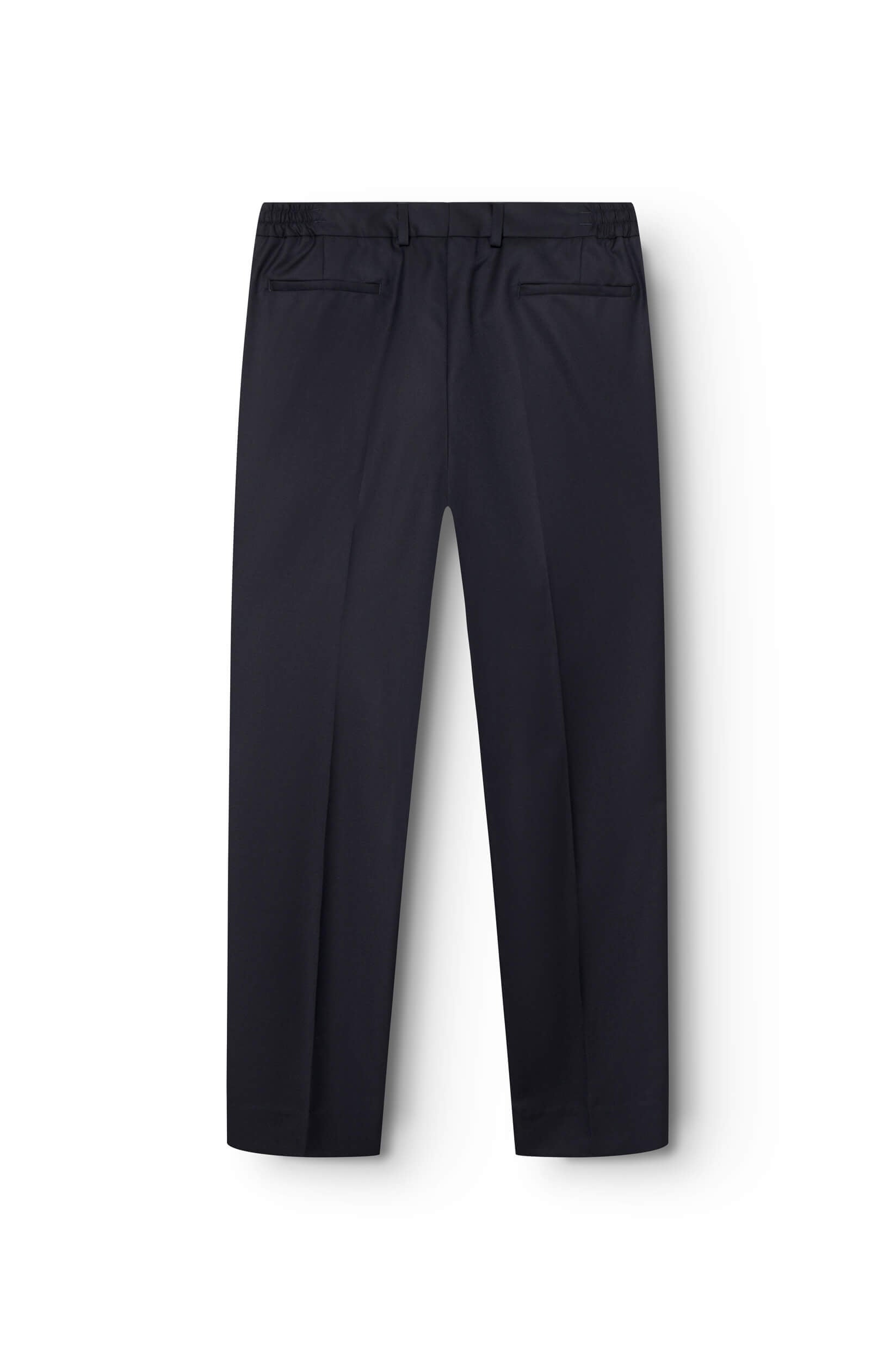 AD 37 – Night Blue Draped Wool Trousers