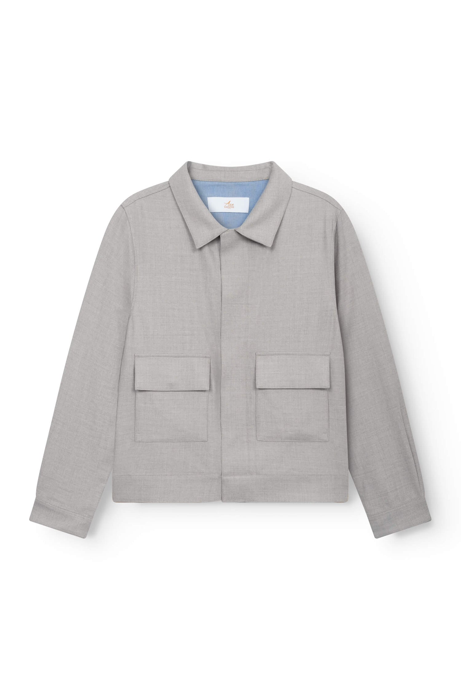 AD 178 - Grey Beige Merino Wool Jacket