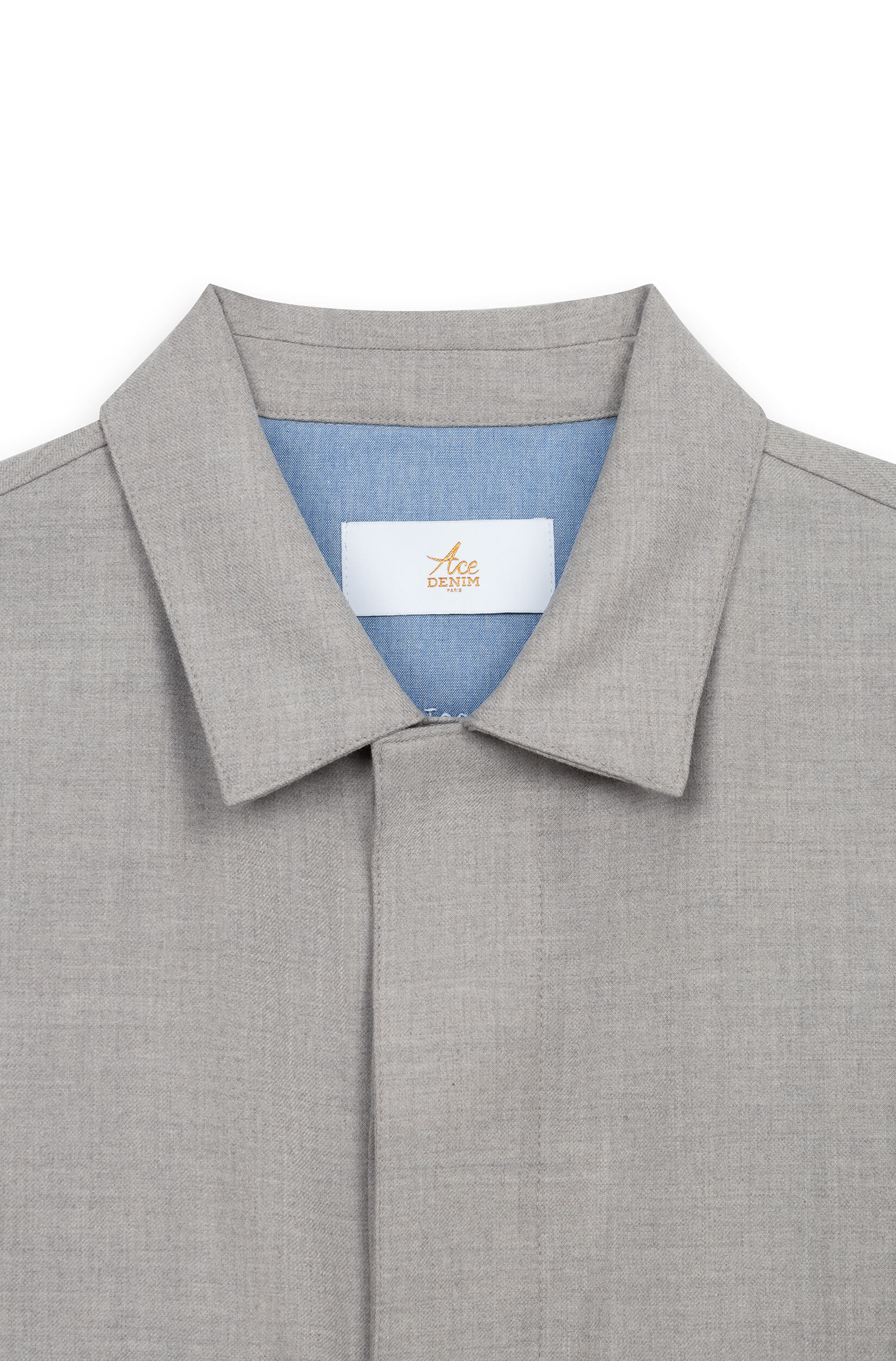 AD 178 - Grey Beige Merino Wool Jacket