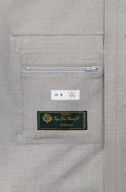 AD 178 - Grey Beige Merino Wool Jacket