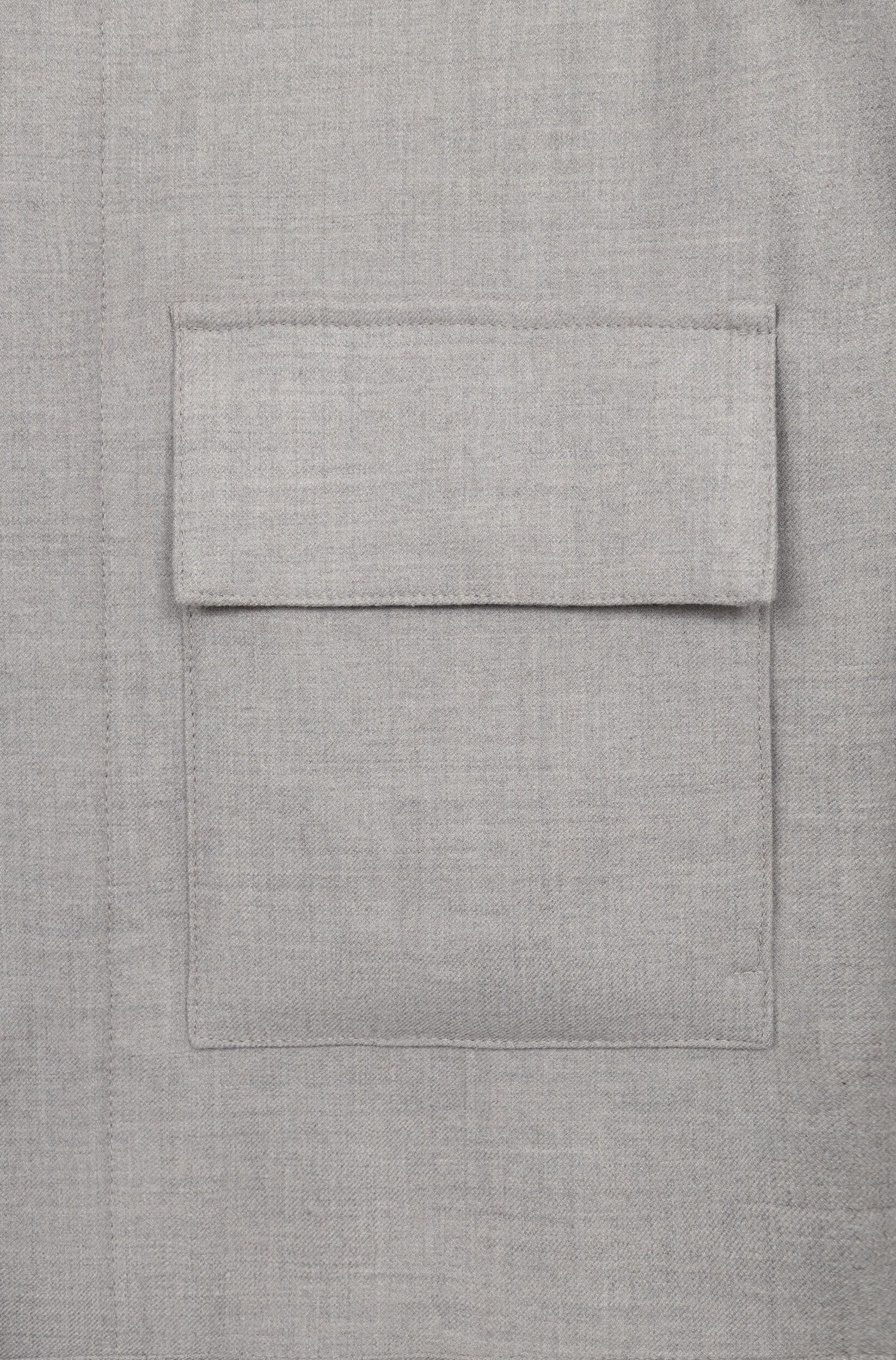 AD 178 - Grey Beige Merino Wool Jacket