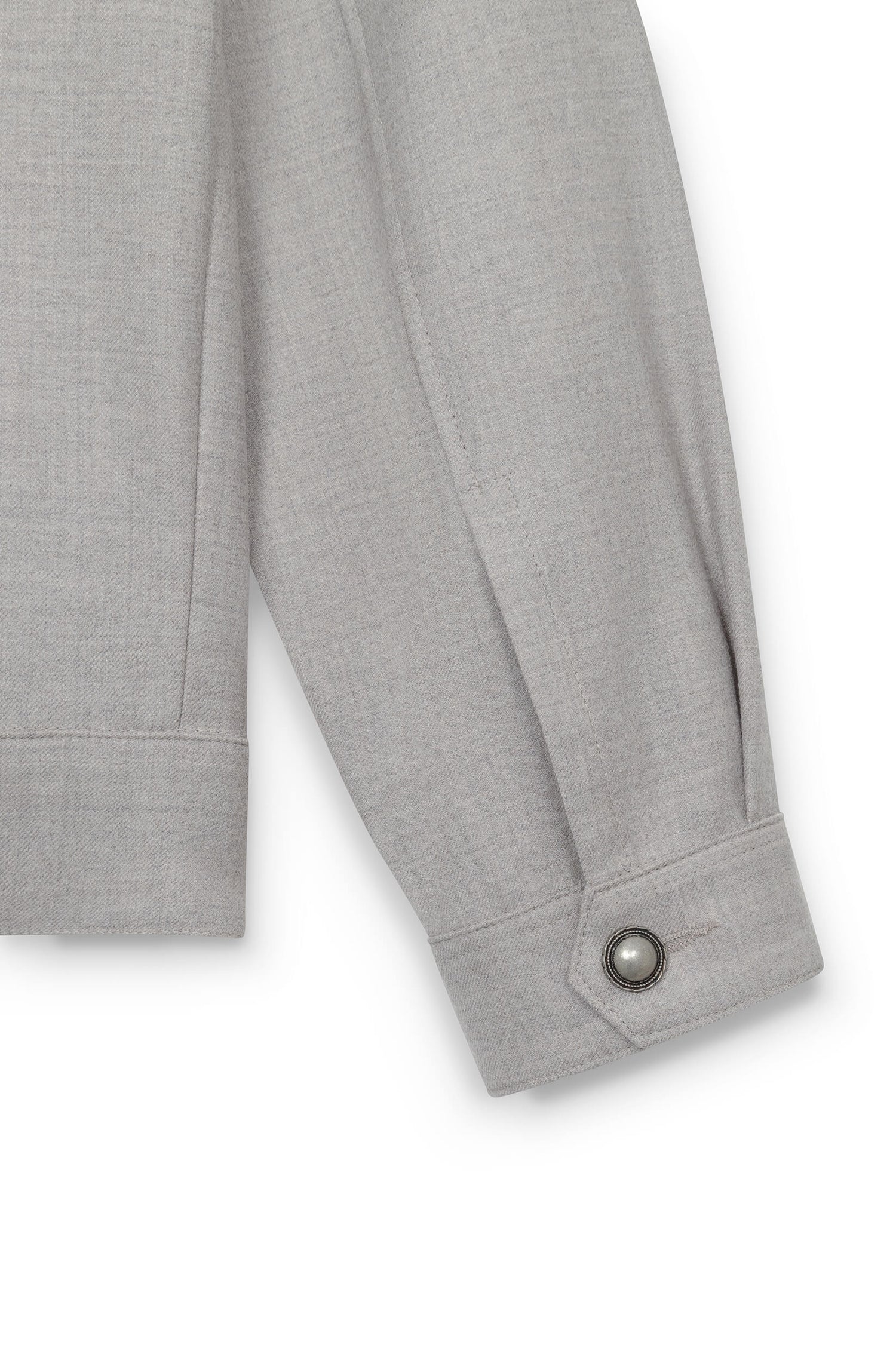 AD 178 - Grey Beige Merino Wool Jacket