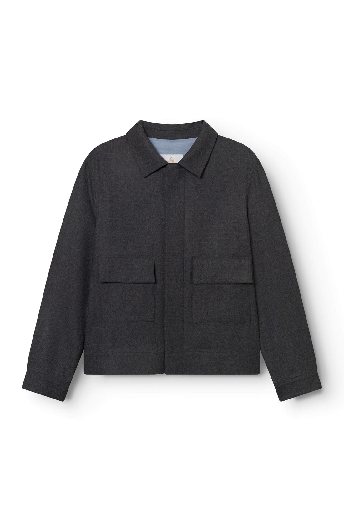 Blouson en laine mérinos loro piana anthracite pour homme