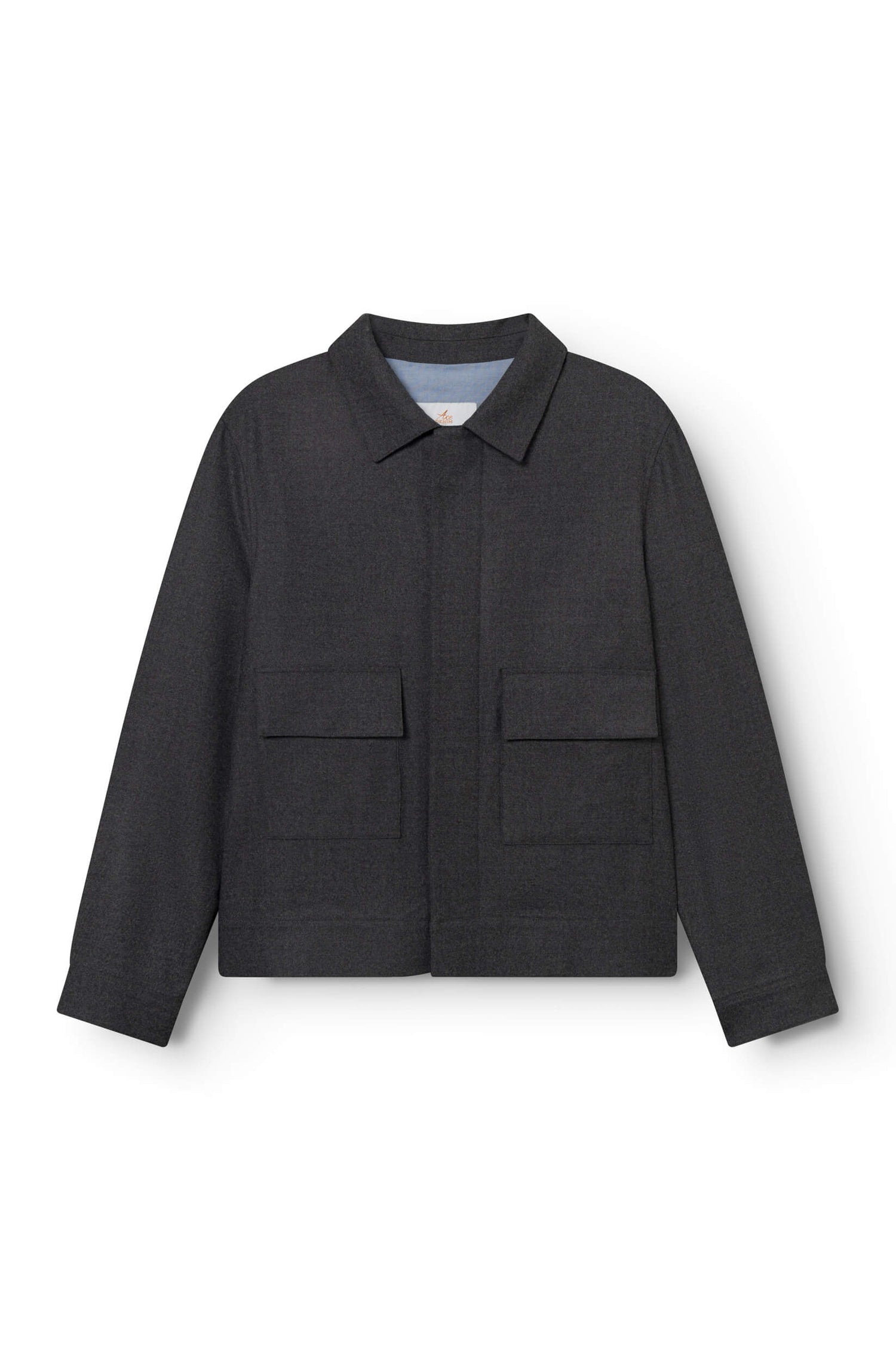 Blouson en laine mérinos loro piana anthracite pour homme