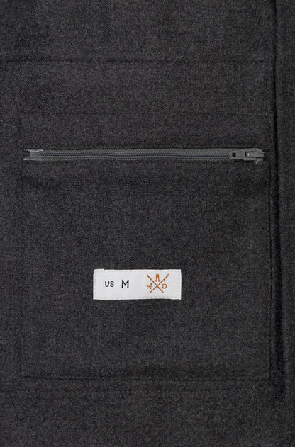 Poche intérieure du blouson anthracite
