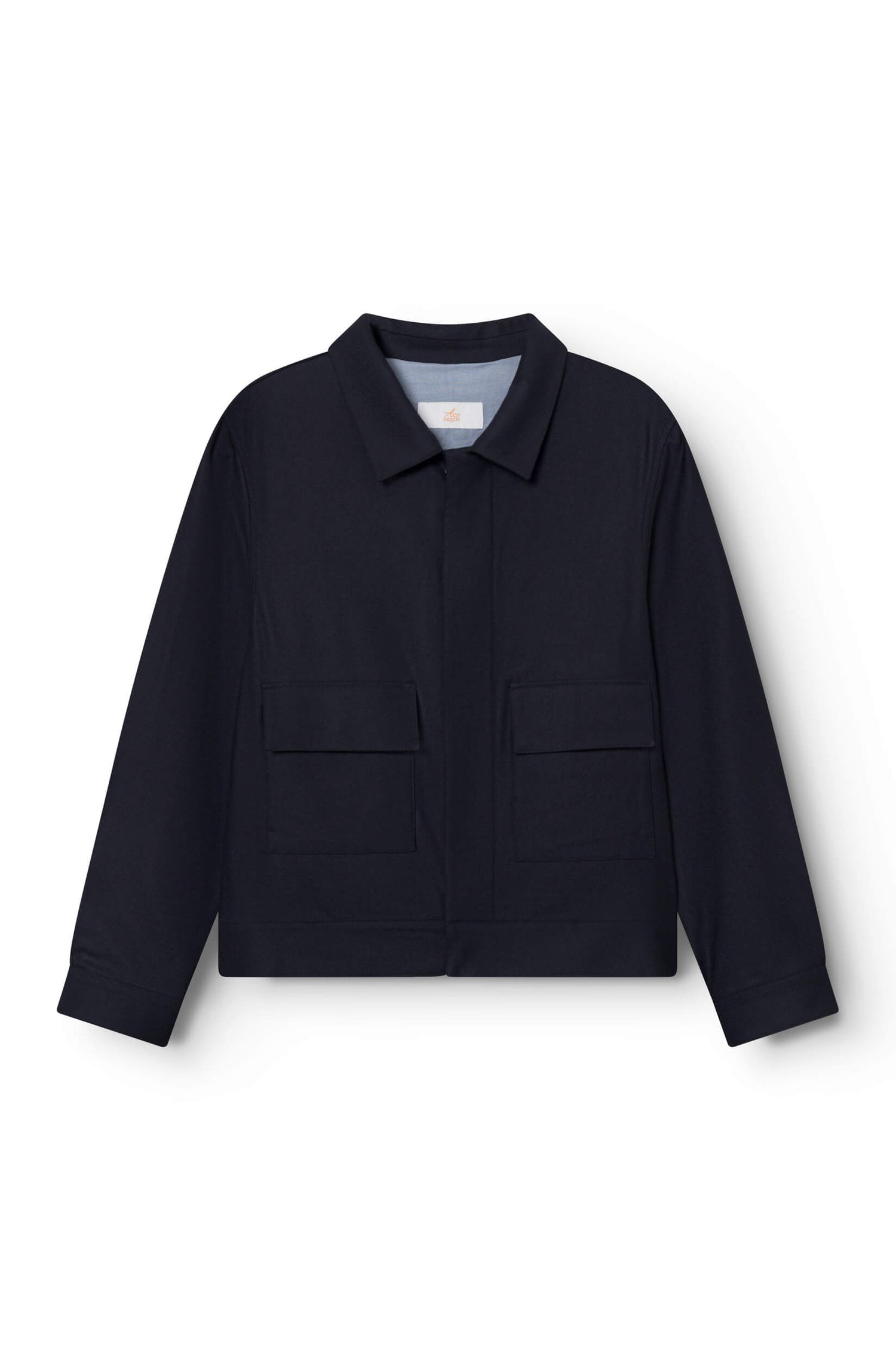 Blouson en laine mérinos loro piana marine pour homme