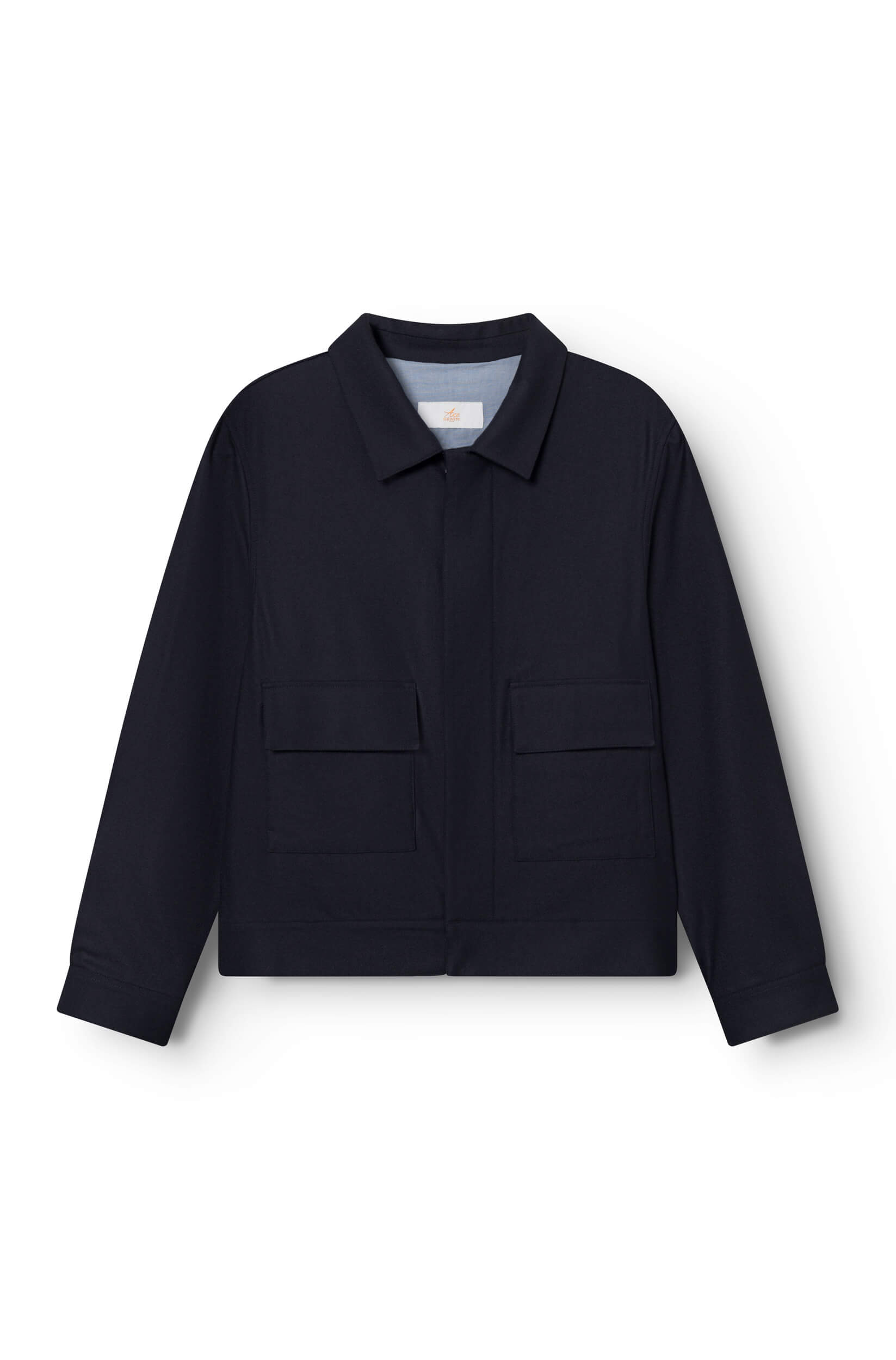 Blouson en laine mérinos loro piana marine pour homme