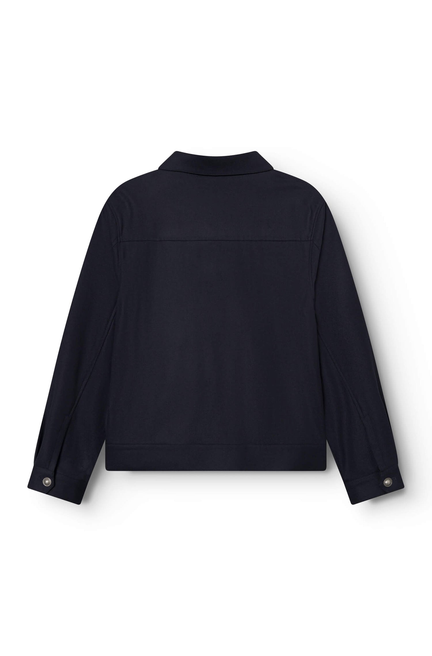 Arrière du blouson en laine mérinos loro piana marine pour homme