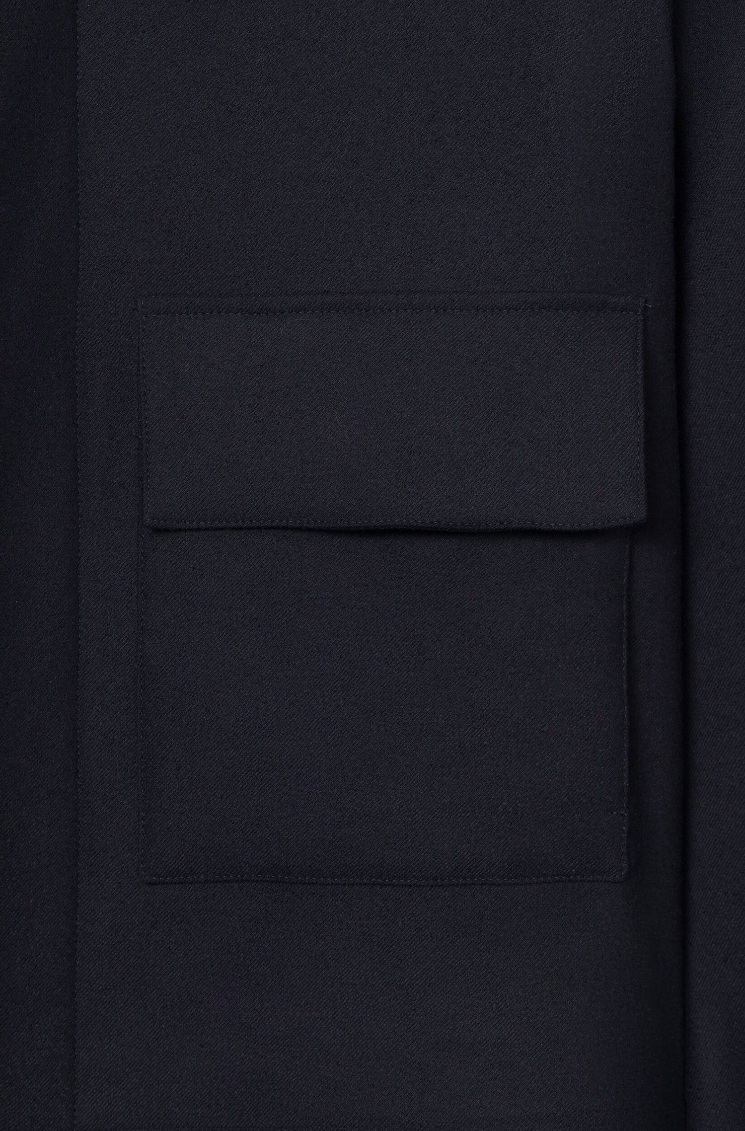 Poche du blouson en laine mérinos loro piana marine pour homme