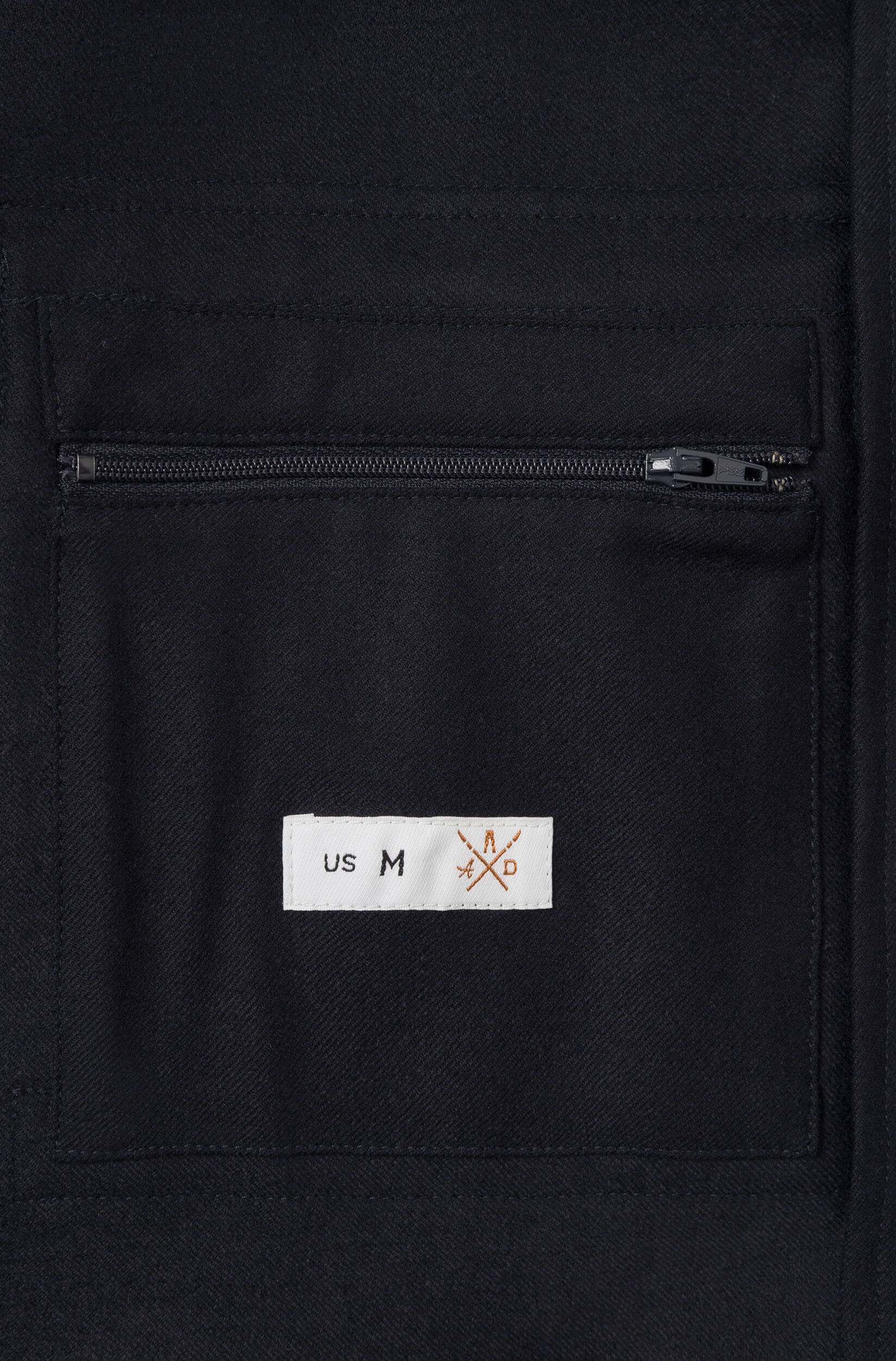 Poche intérieure du blouson marine 