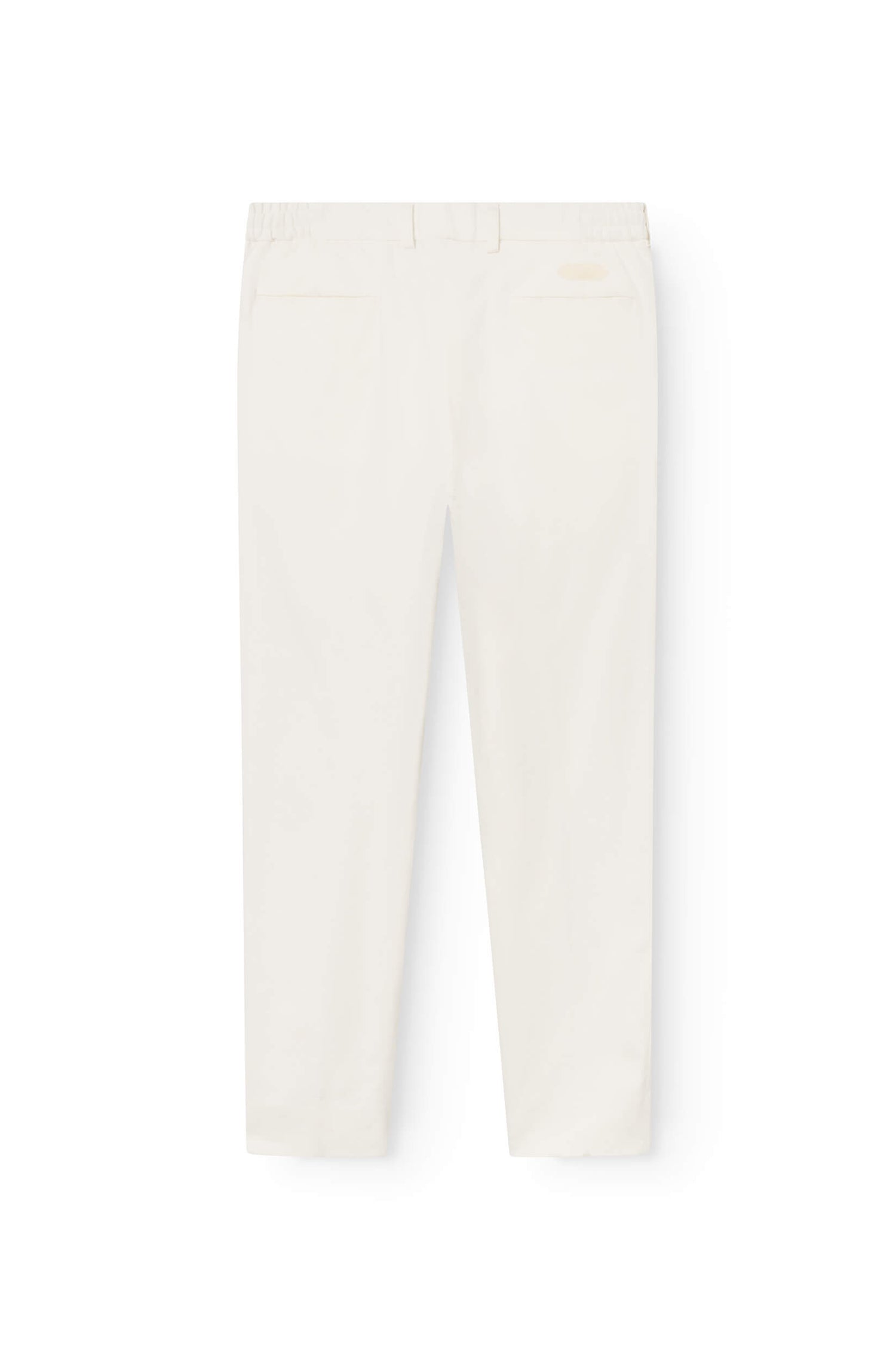 Arrière du pantalon chinos en cachemire blanc crème pour homme