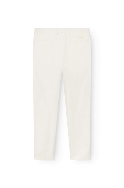 Arrière du pantalon chinos en cachemire blanc crème pour homme