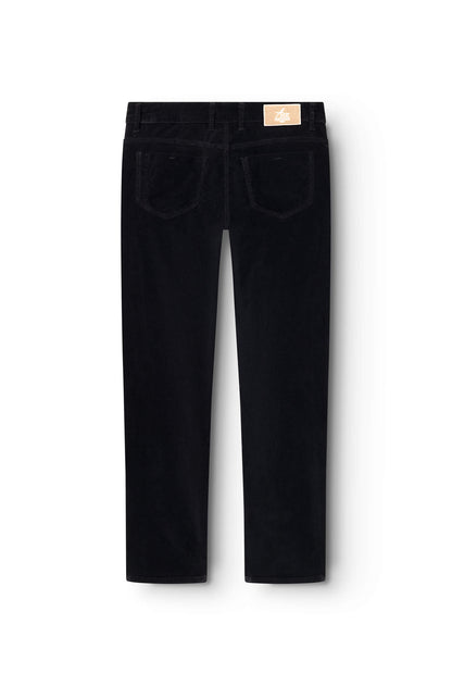 Arrière du pantalon en velours lisse pour homme