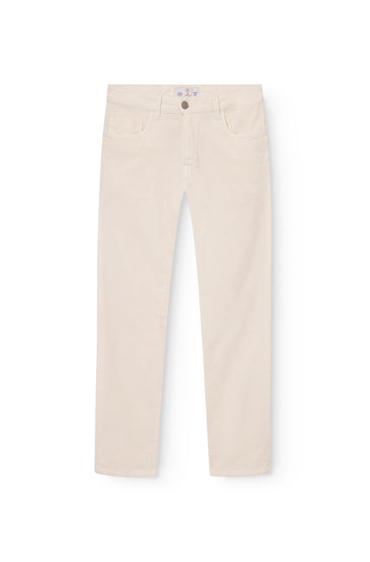 AD 20 - Pantalon Velvet Blanc Cassé