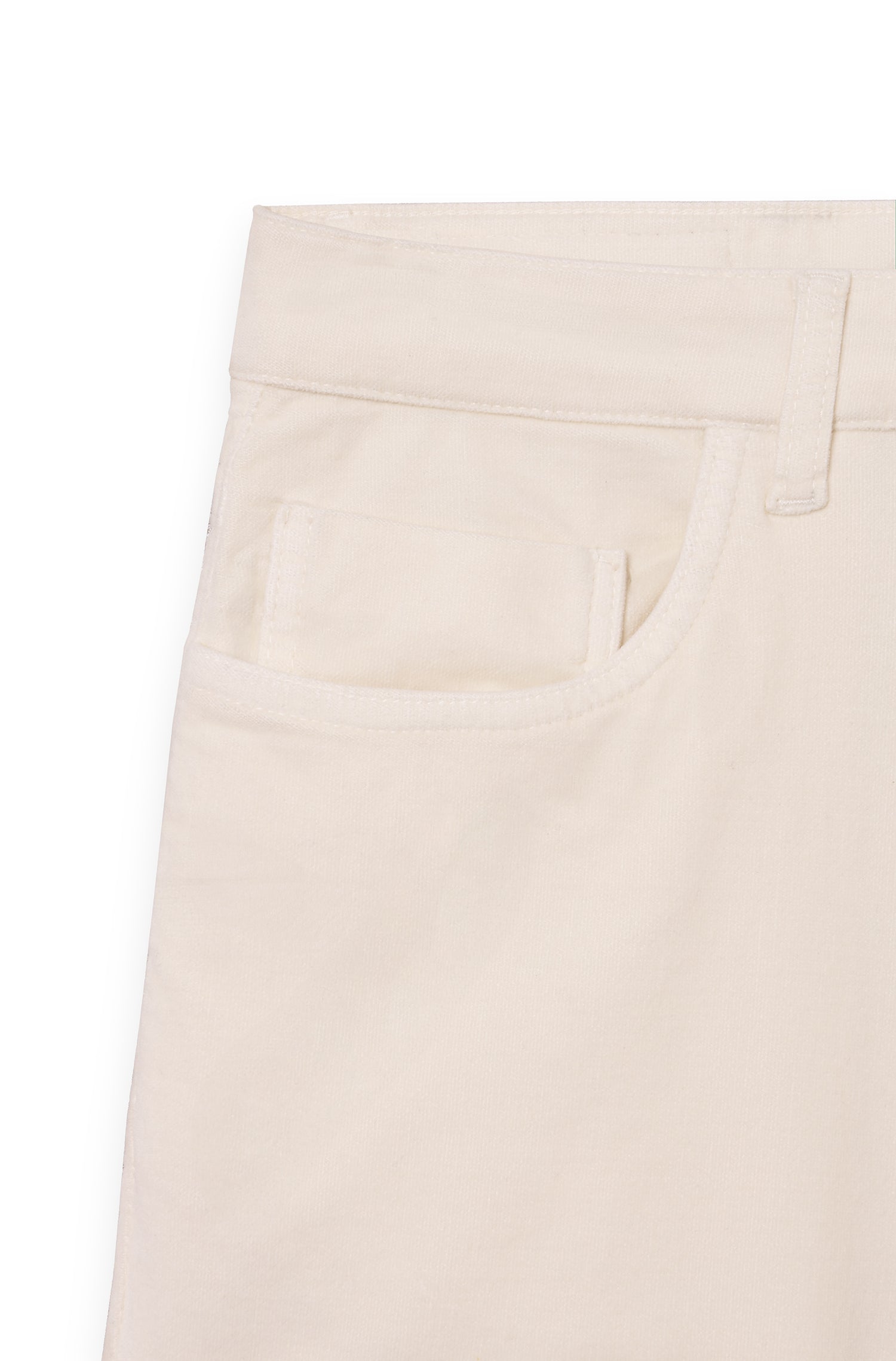 AD 20 - Pantalon Velvet Blanc Cassé