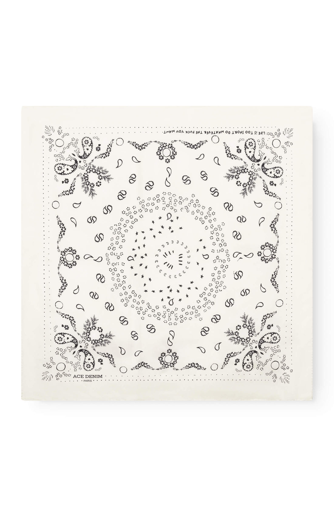 AD 400 - Carré en Soie Blanc