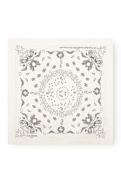 AD 400 - Carré en Soie Blanc