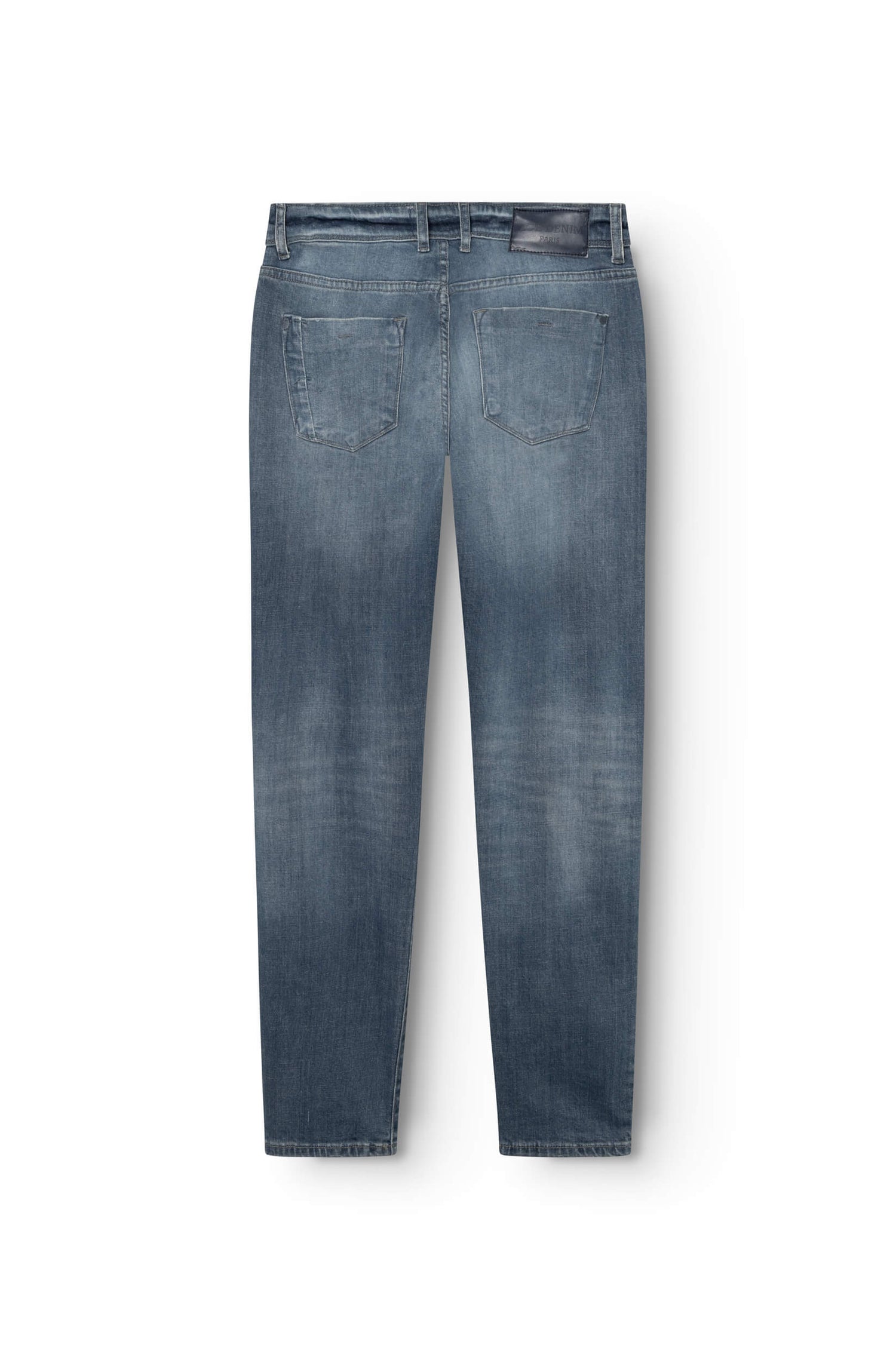 Jeans bleu fumé vue de dos