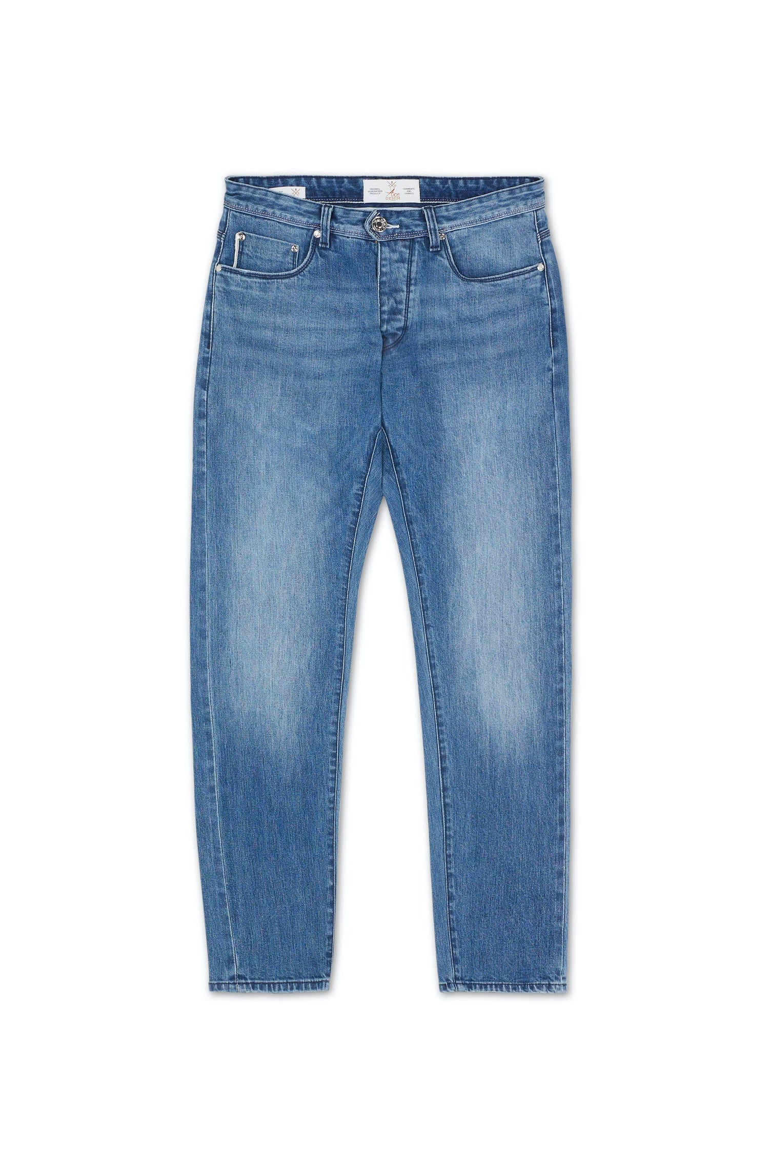 jeans homme bleu indigo coupe slim toile selvedge