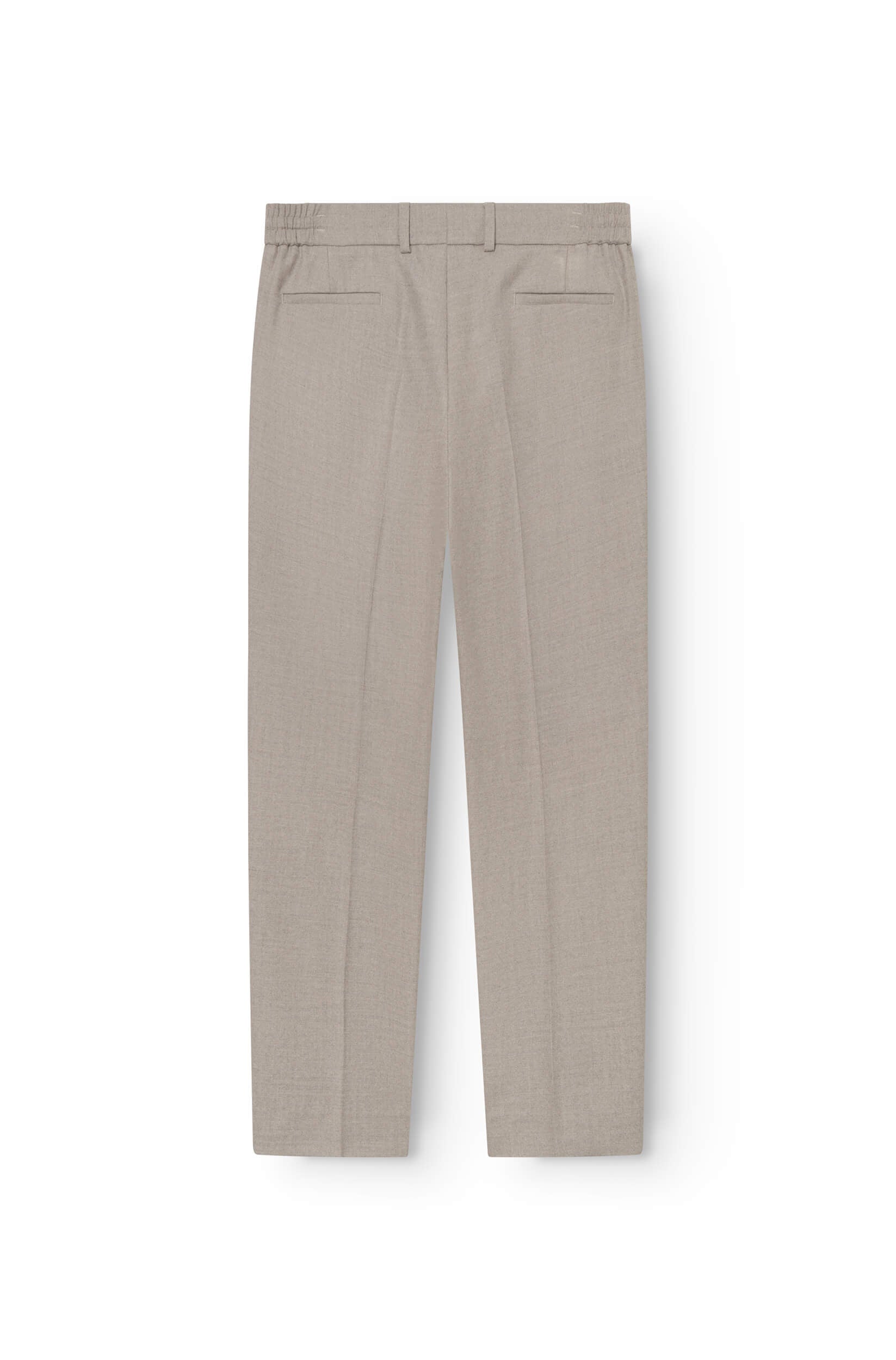 AD 47 - Pantalon Ample en Laine Mérinos Beige