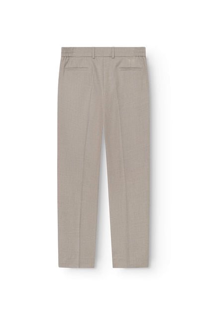 AD 47 - Pantalon Ample en Laine Mérinos Beige