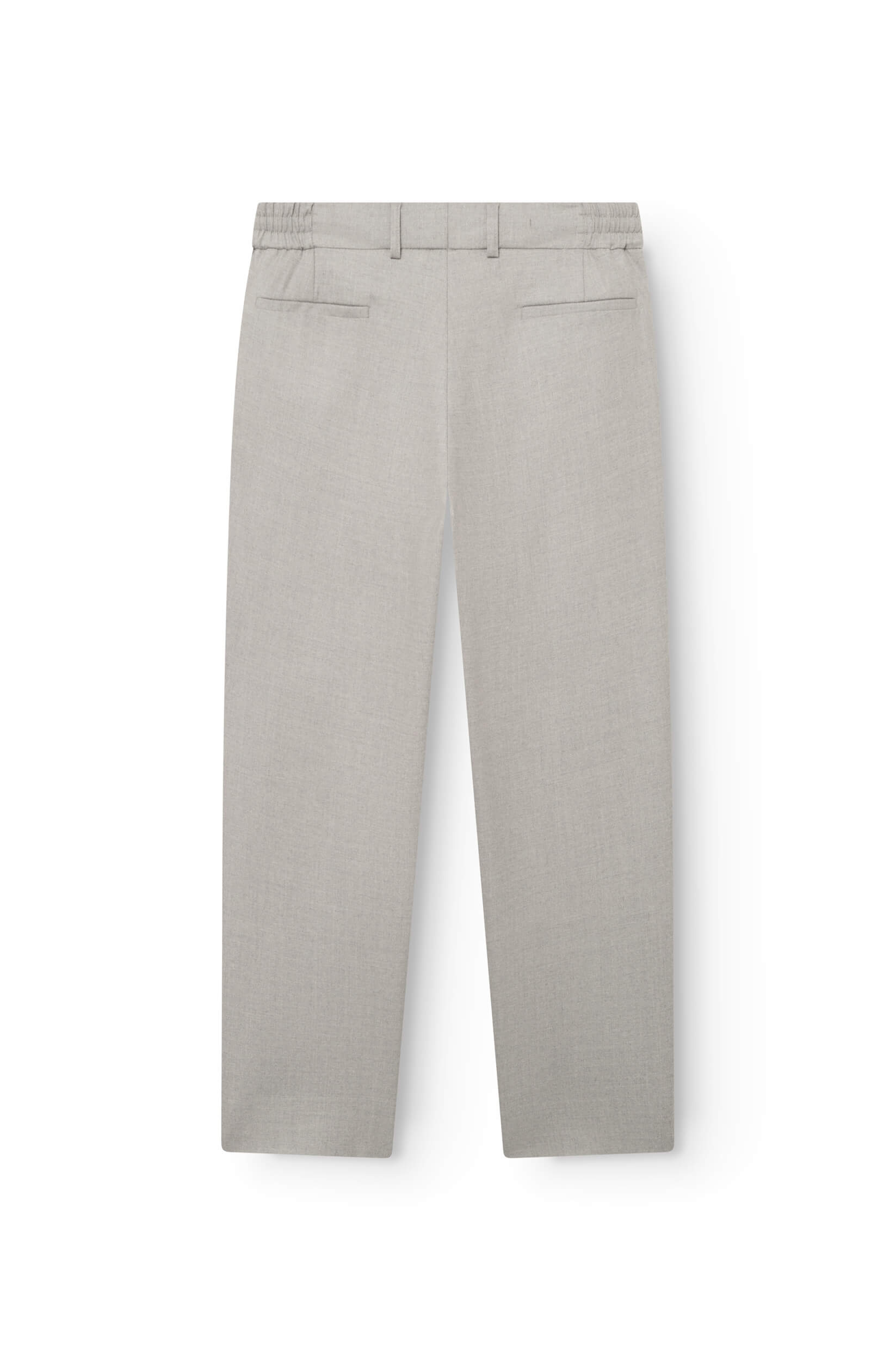 AD 47 - Pantalon Ample en Laine Mérinos Gris clair