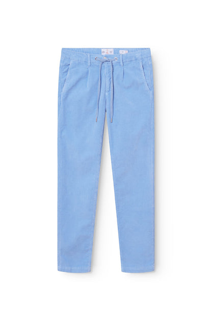 AD 88 - Pantalon Velours Bleu Glacé