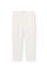 Pantalon jogging en lin blanc
