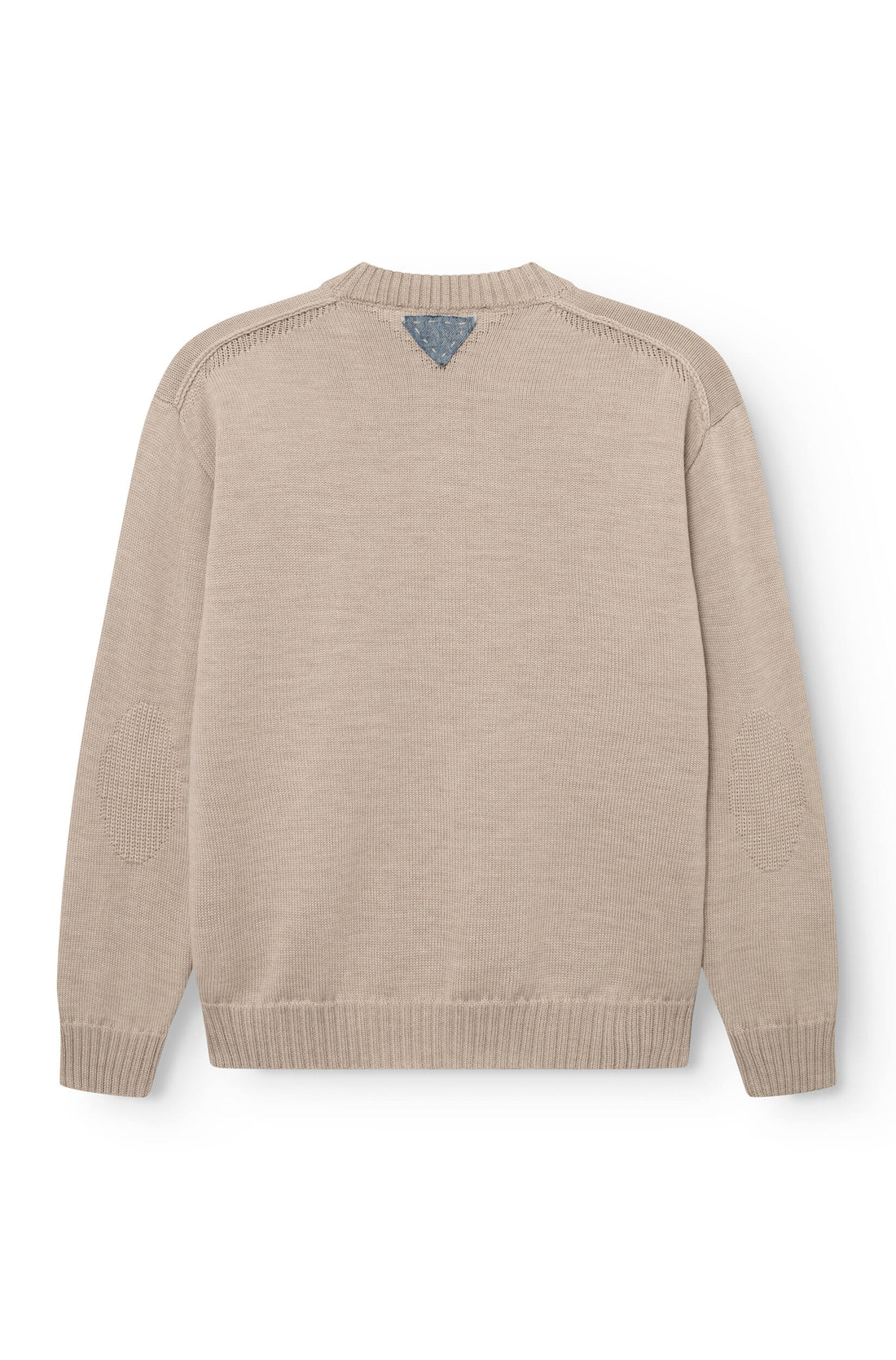 AD 199 - Pull à Col Rond en laine Beige