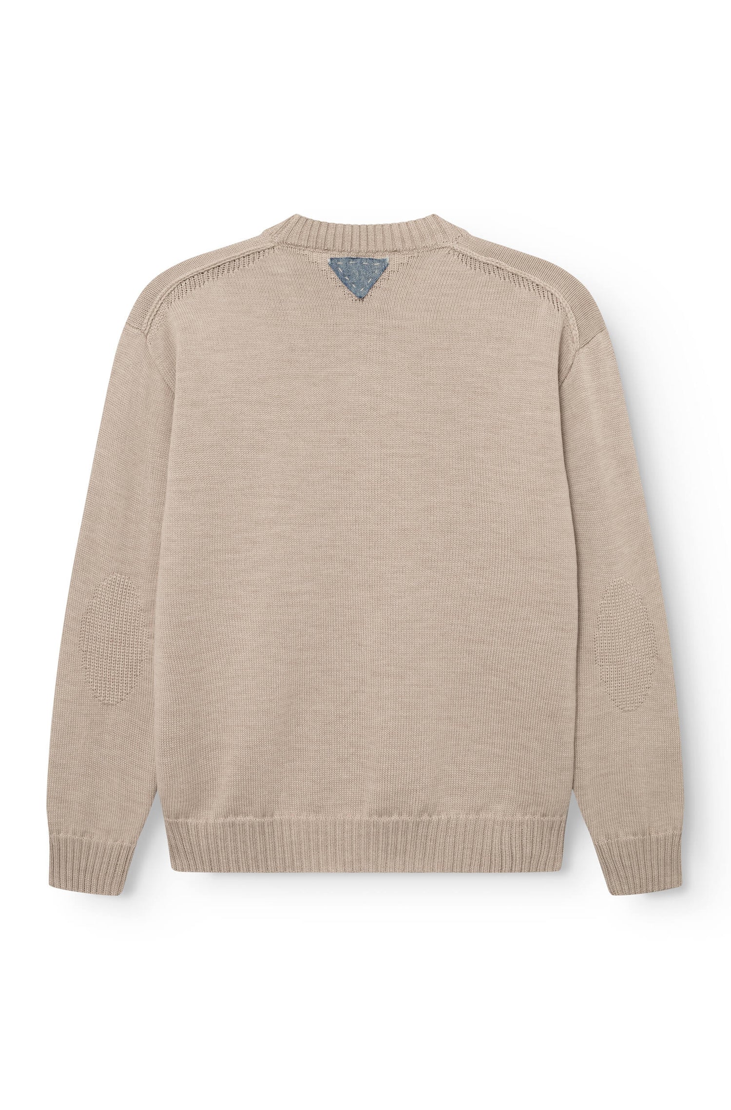 AD 199 - Pull à Col Rond en laine Beige