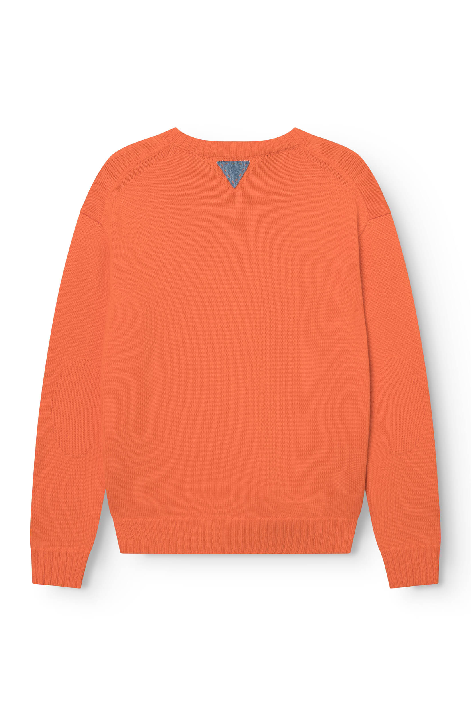 AD 199 - Round Neck Wool Sweater Orange