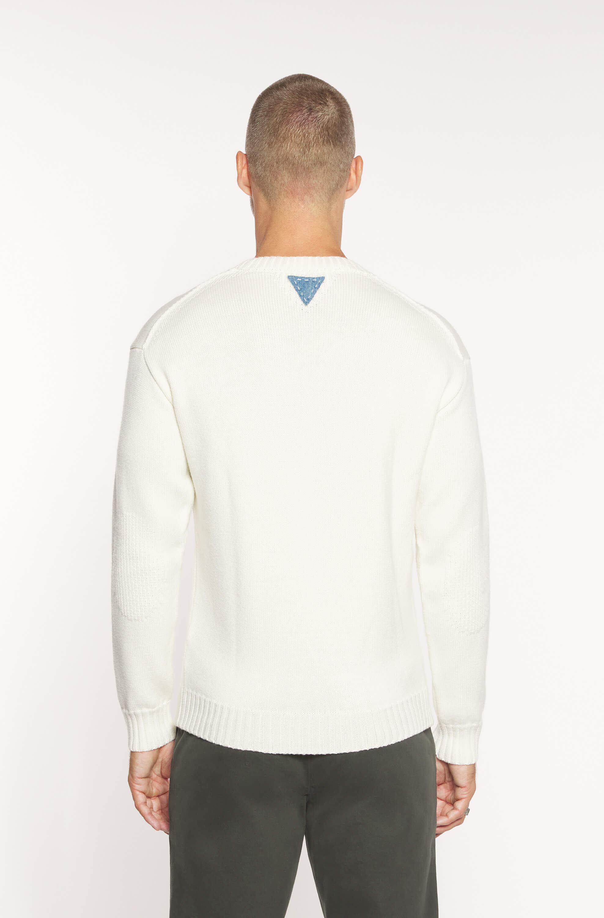AD 199 - Round Neck Wool Sweater Off-White