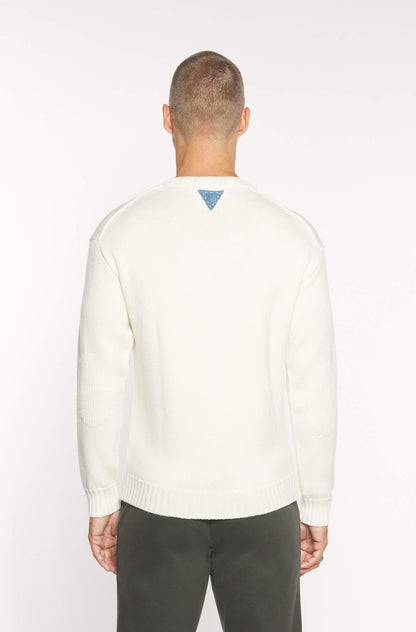 AD 199 - Round Neck Wool Sweater Off-White