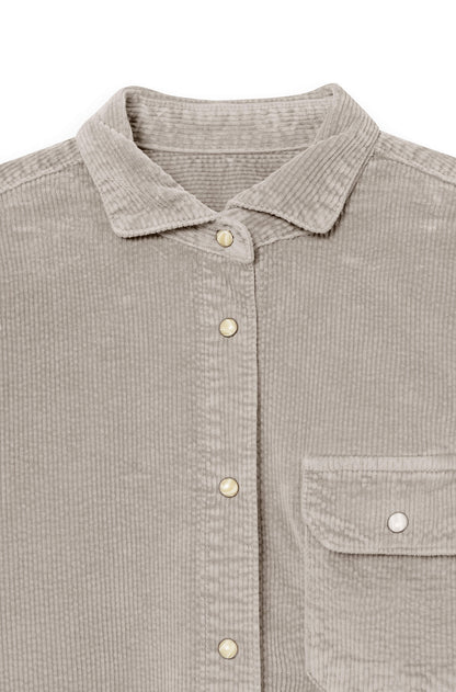 AD 89 - Ash Grey Corduroy Overshirt